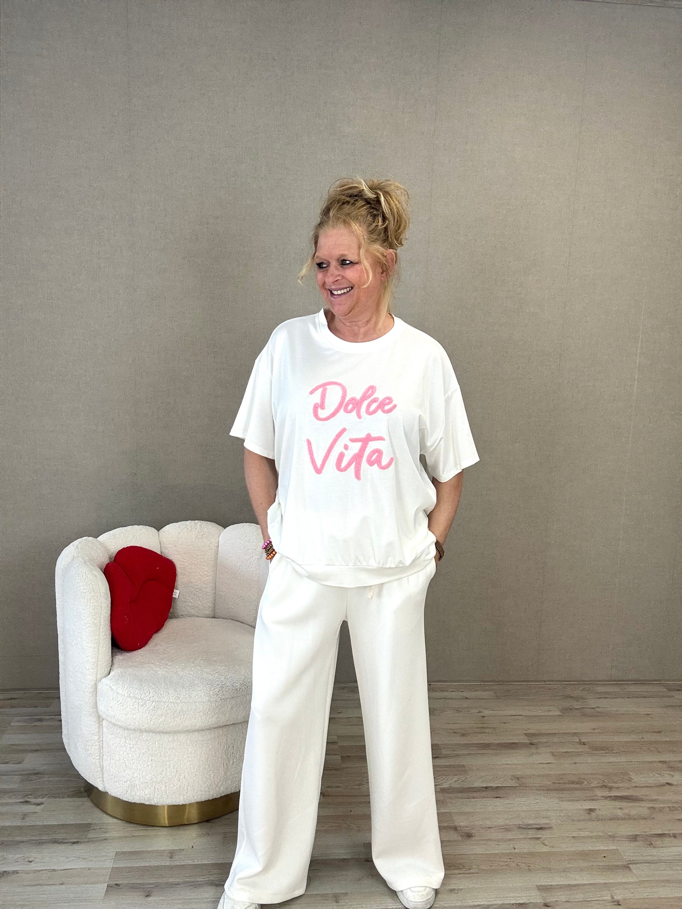 Tweedelig Set Mooij Dolce Vita Off White
