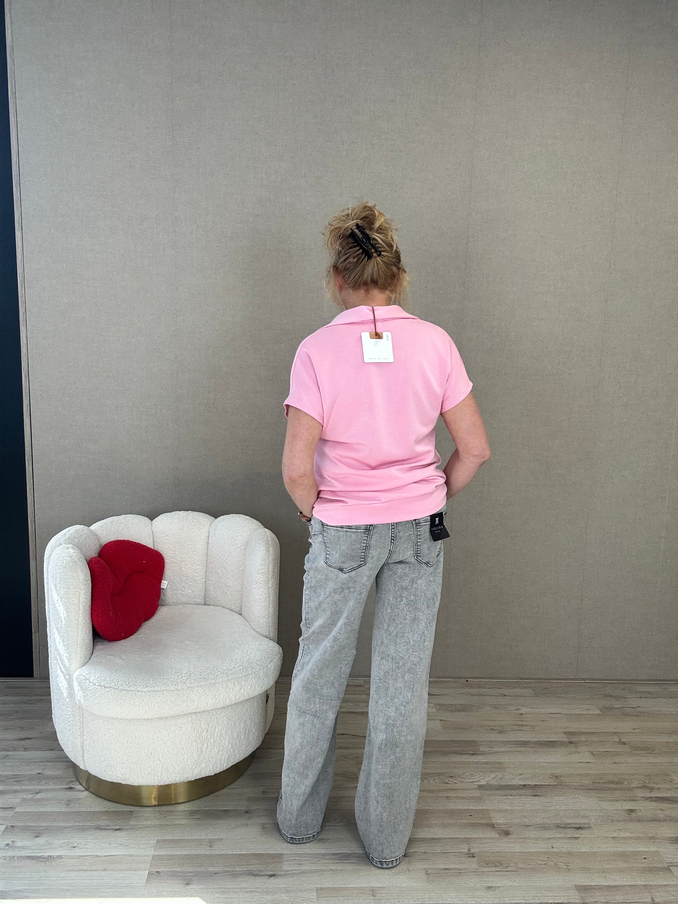 Top Polo Roze Mooij