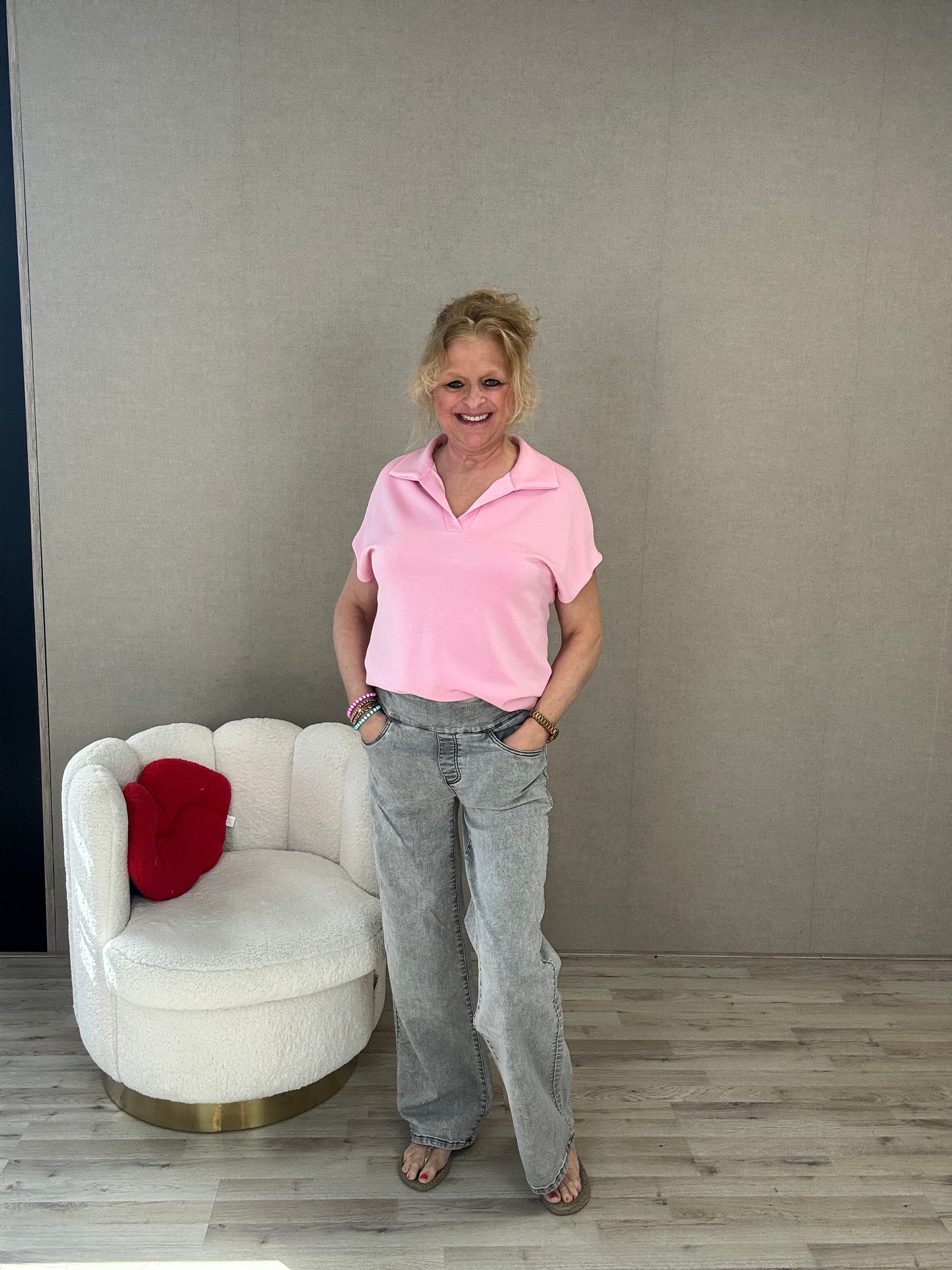 Top Polo Roze Mooij