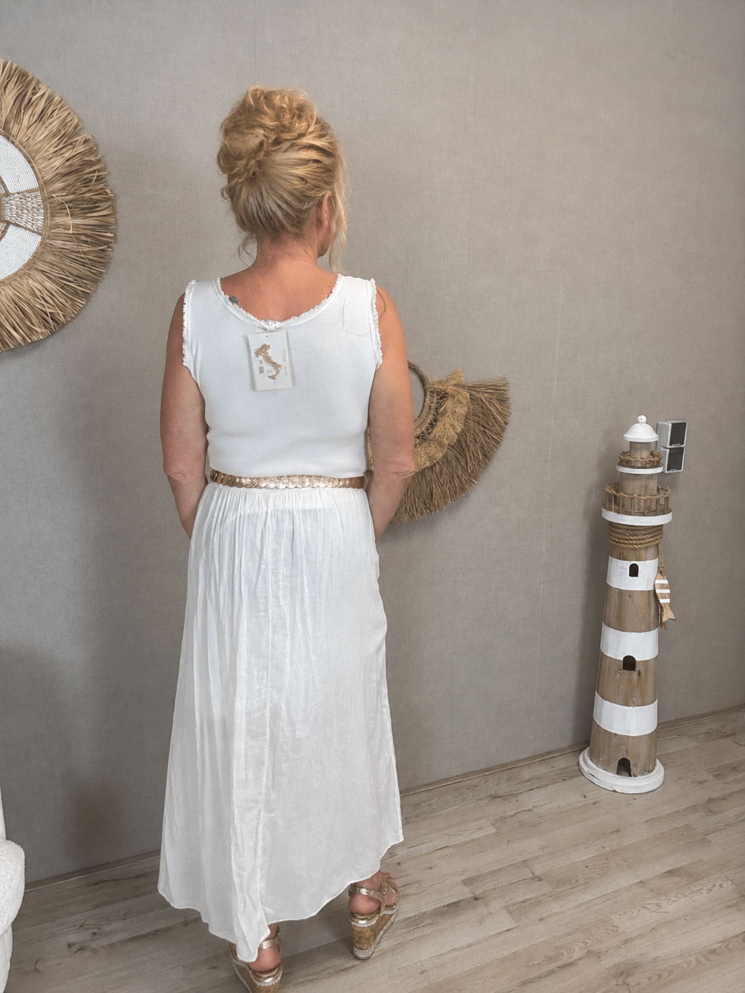 Dreamy Summer Dress Beige