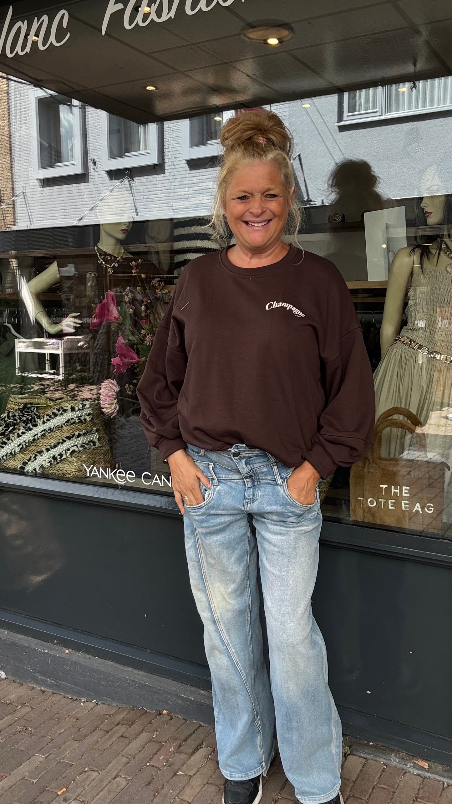 Mooij Sweater Champagne-Bruin