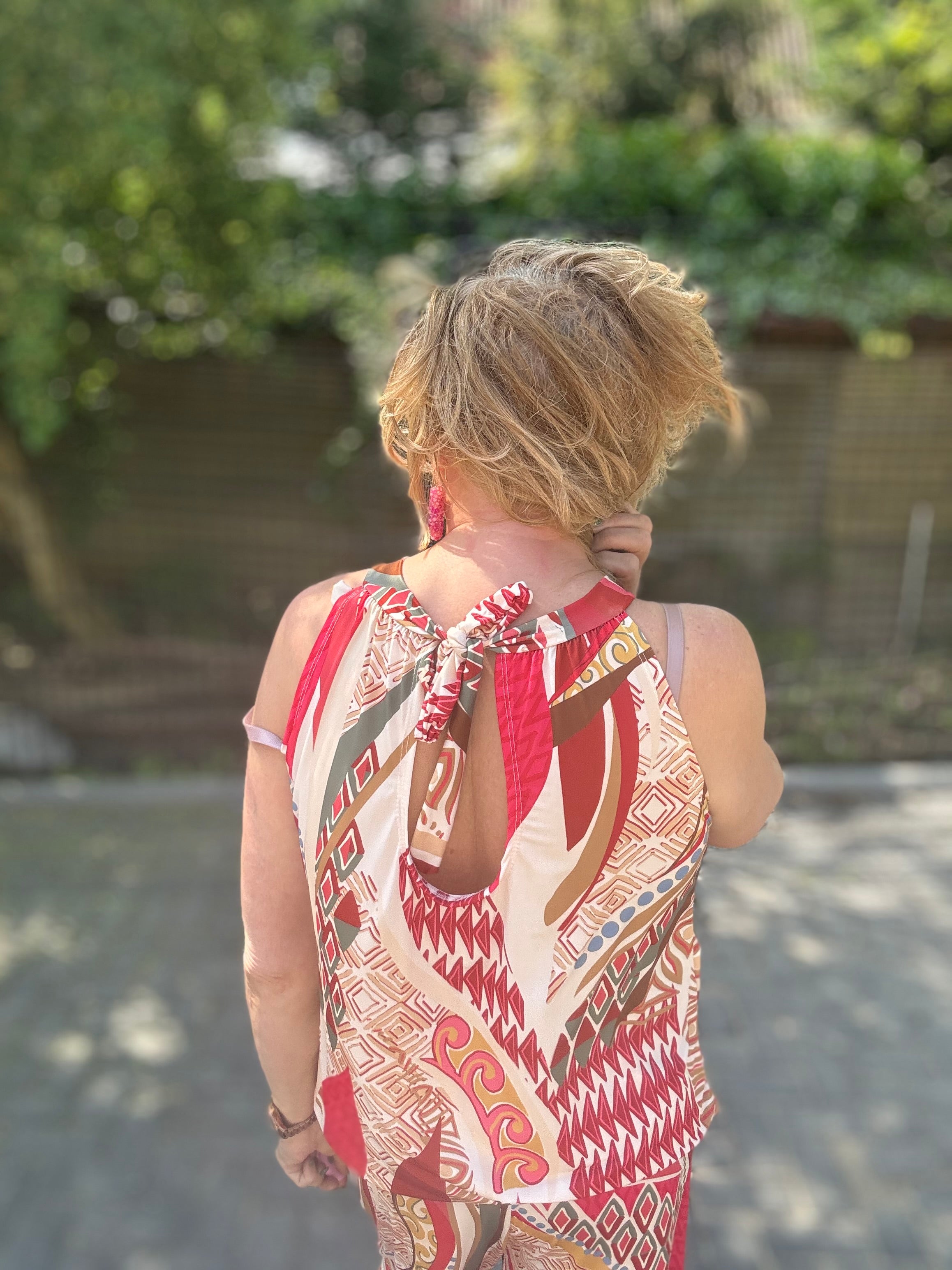 Halter Top Stella Rood