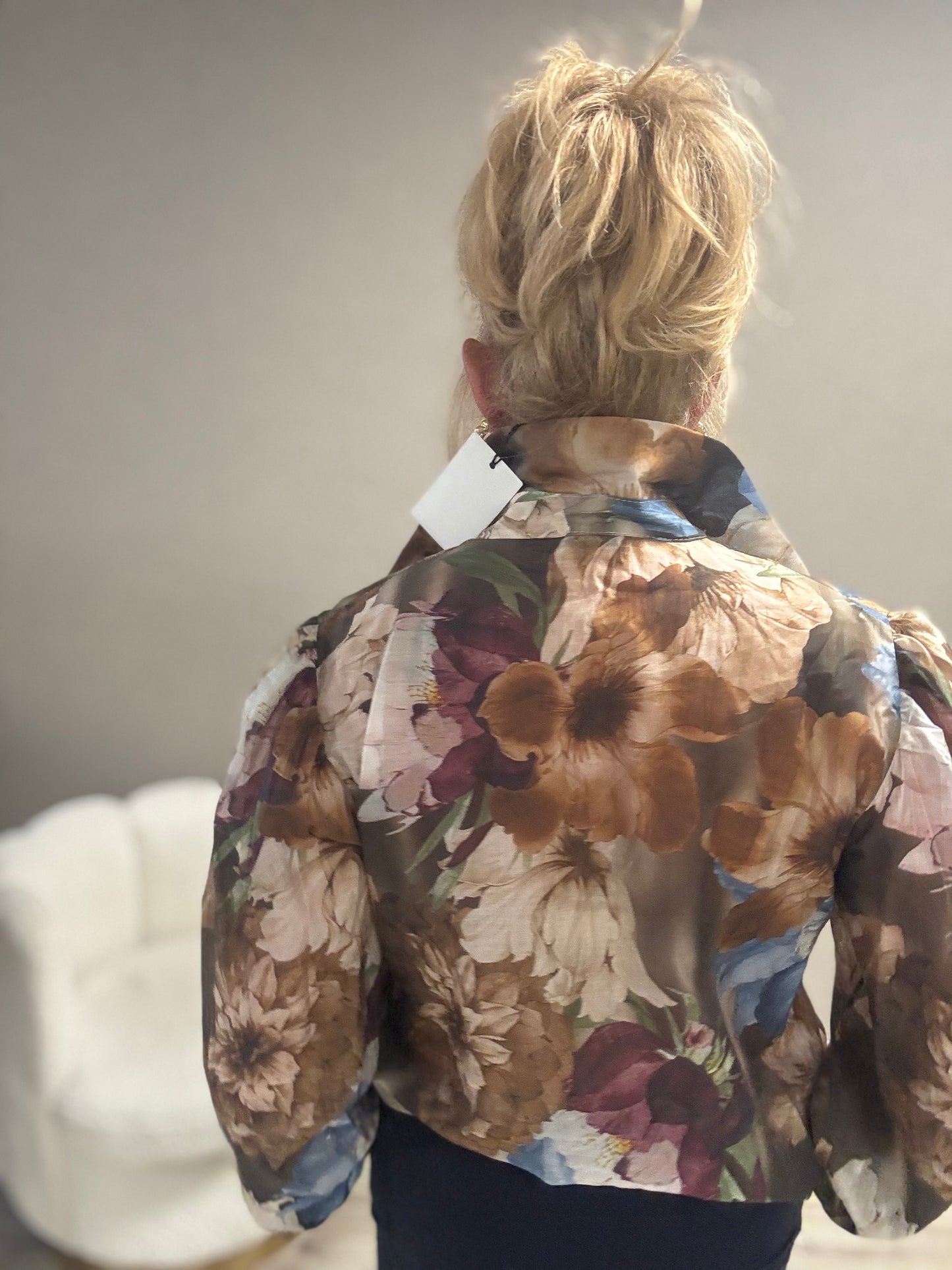 Blouse Vera Jo Flowers Blauw