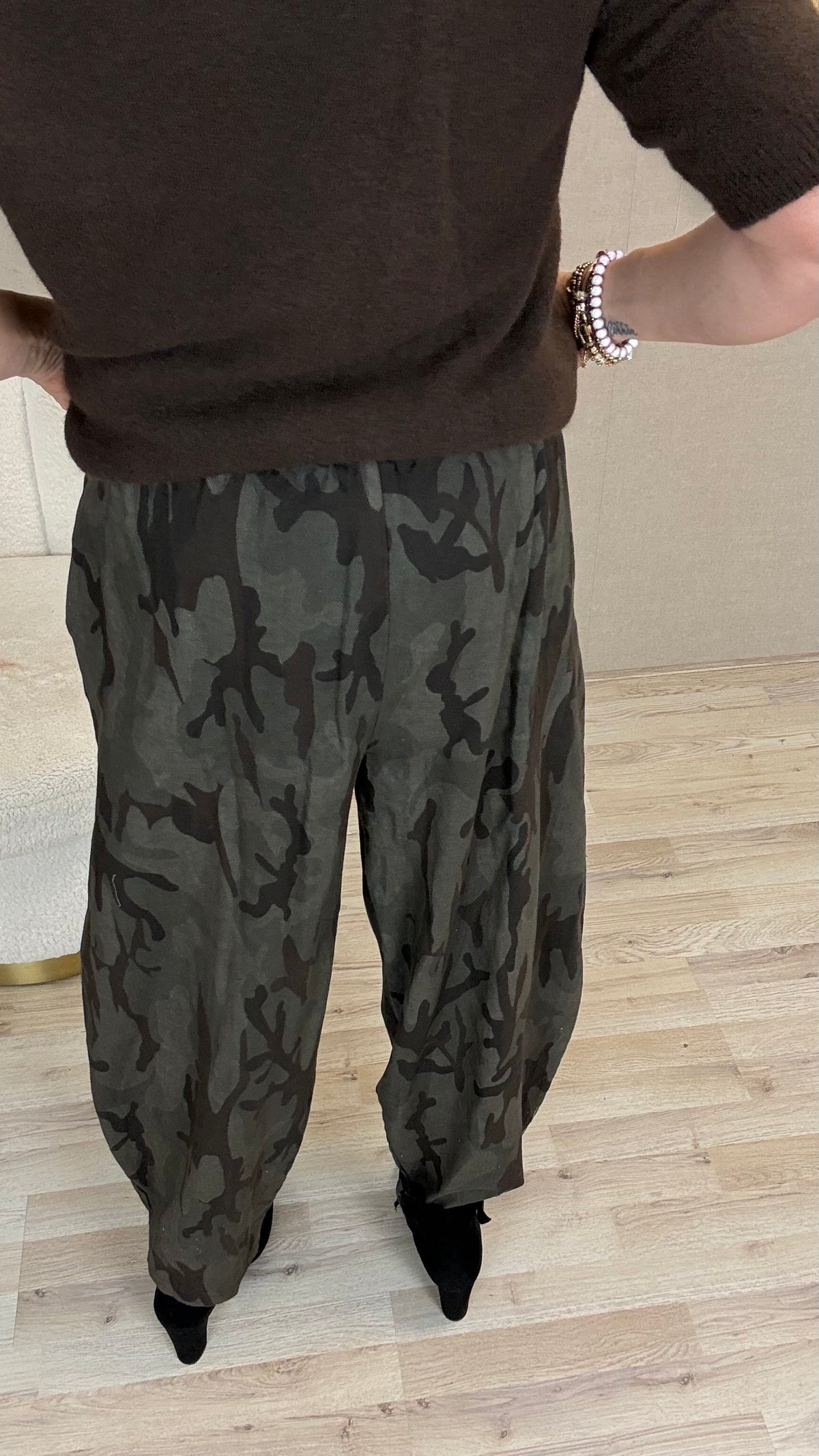Camouflage ballonbroek Grijs
