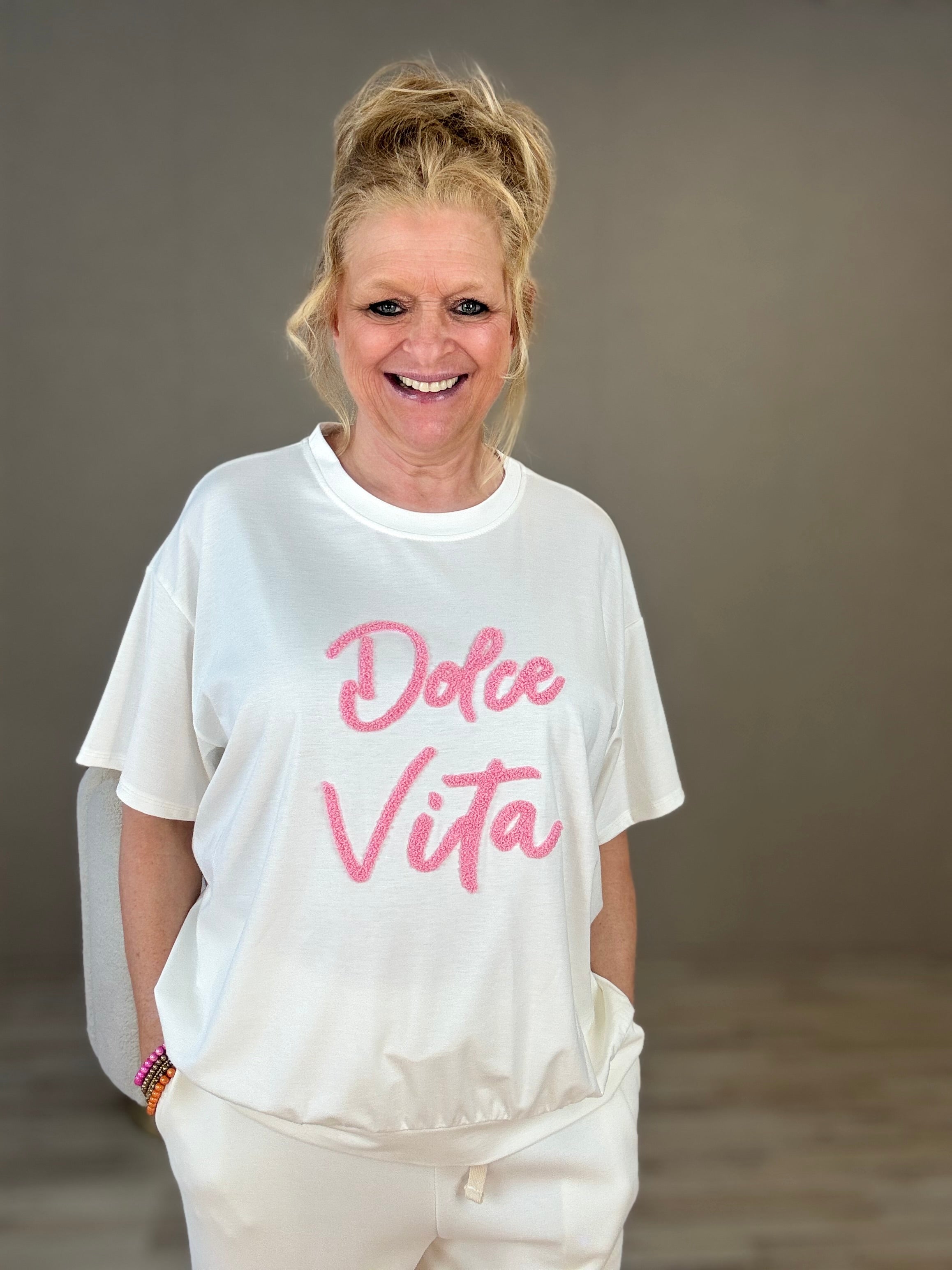Tweedelig Set Mooij Dolce Vita Off White