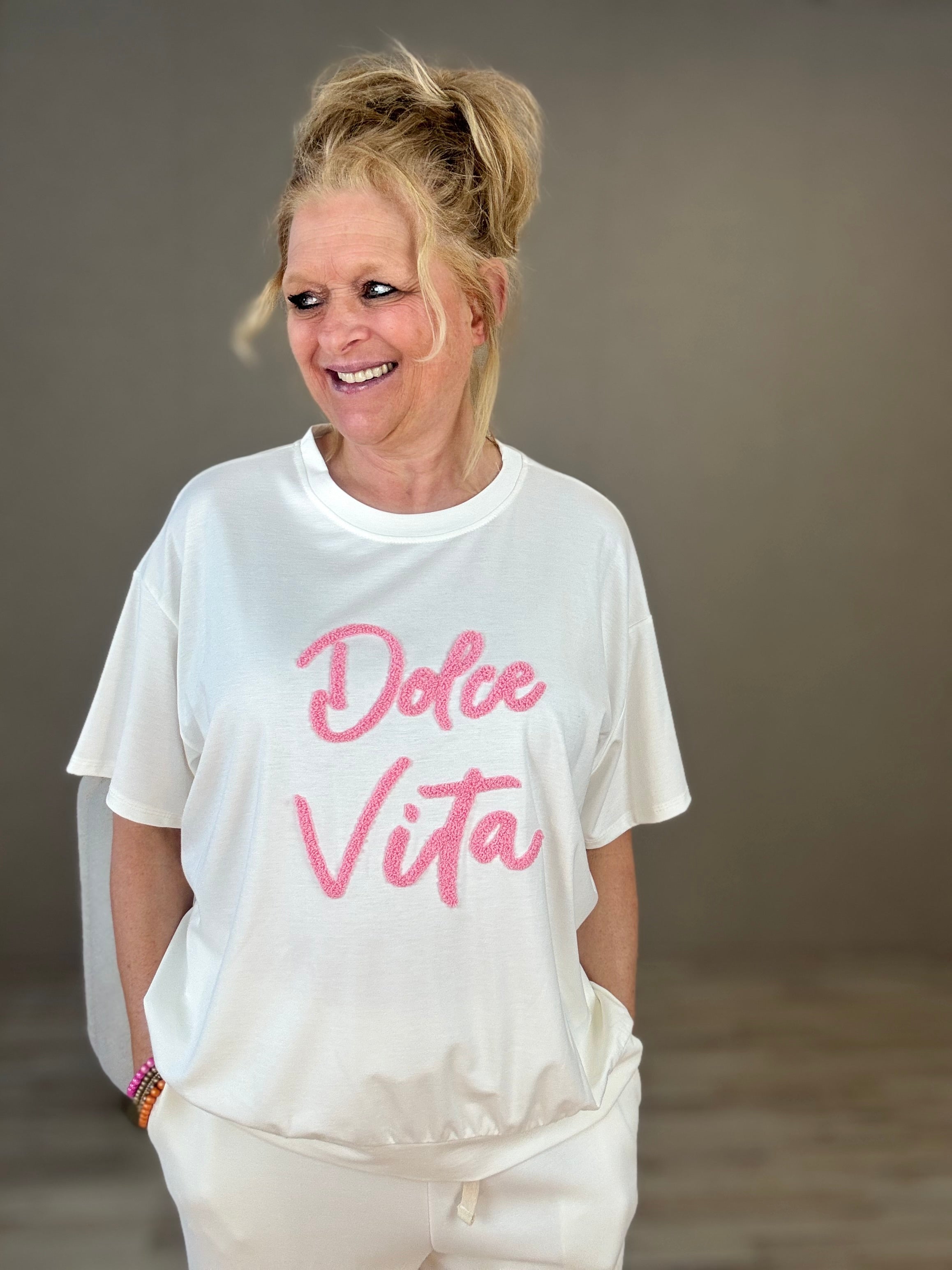 Tweedelig Set Mooij Dolce Vita Off White