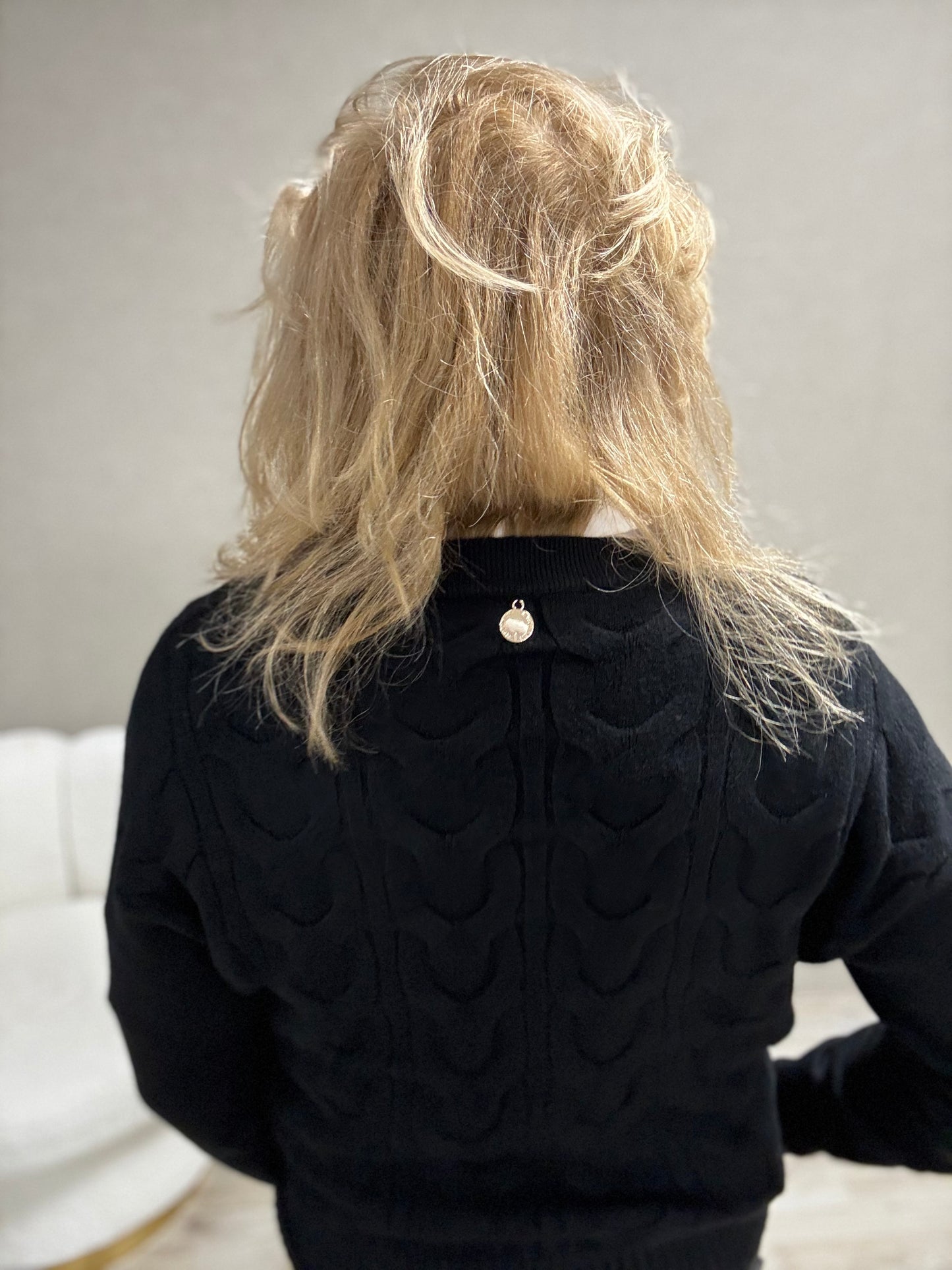 Trui Becky V-hals Zwart