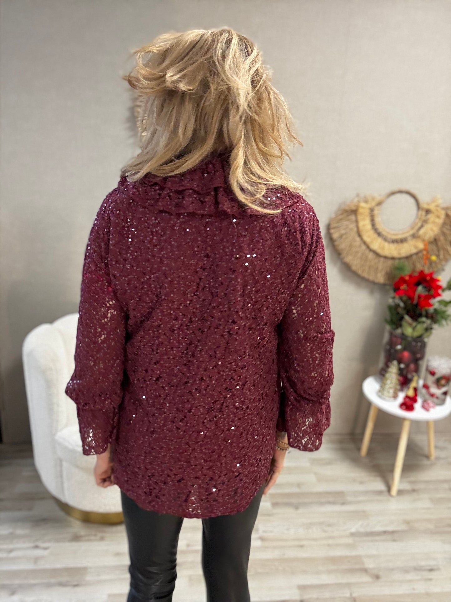 Blouse Yara Bordeaux