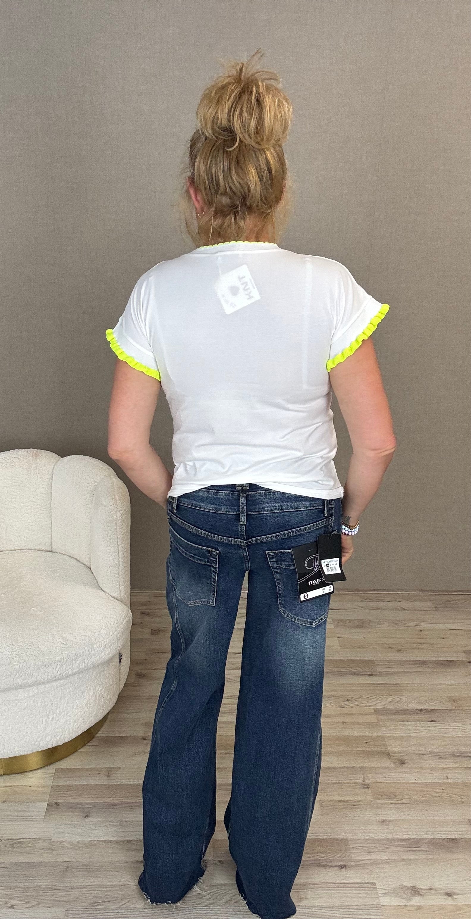 Shirt Good Live Neon Geel