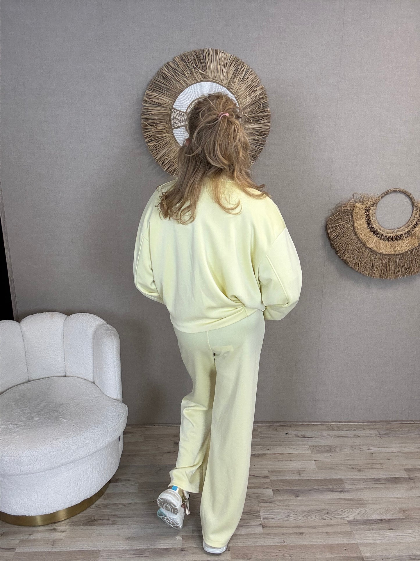 Wide Leg Mooij Yellow - Nancfashion