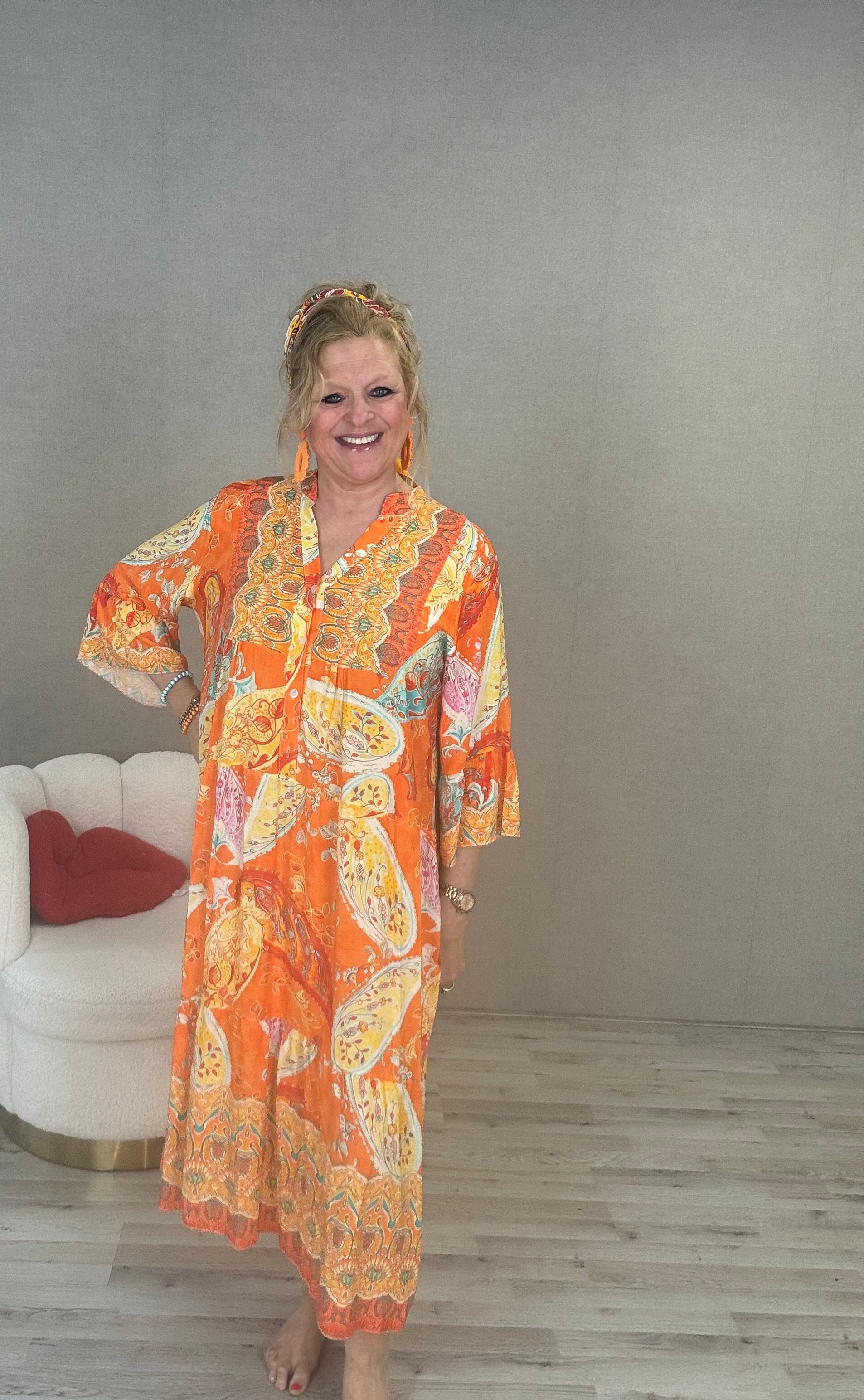 Jurk Julia Oranje