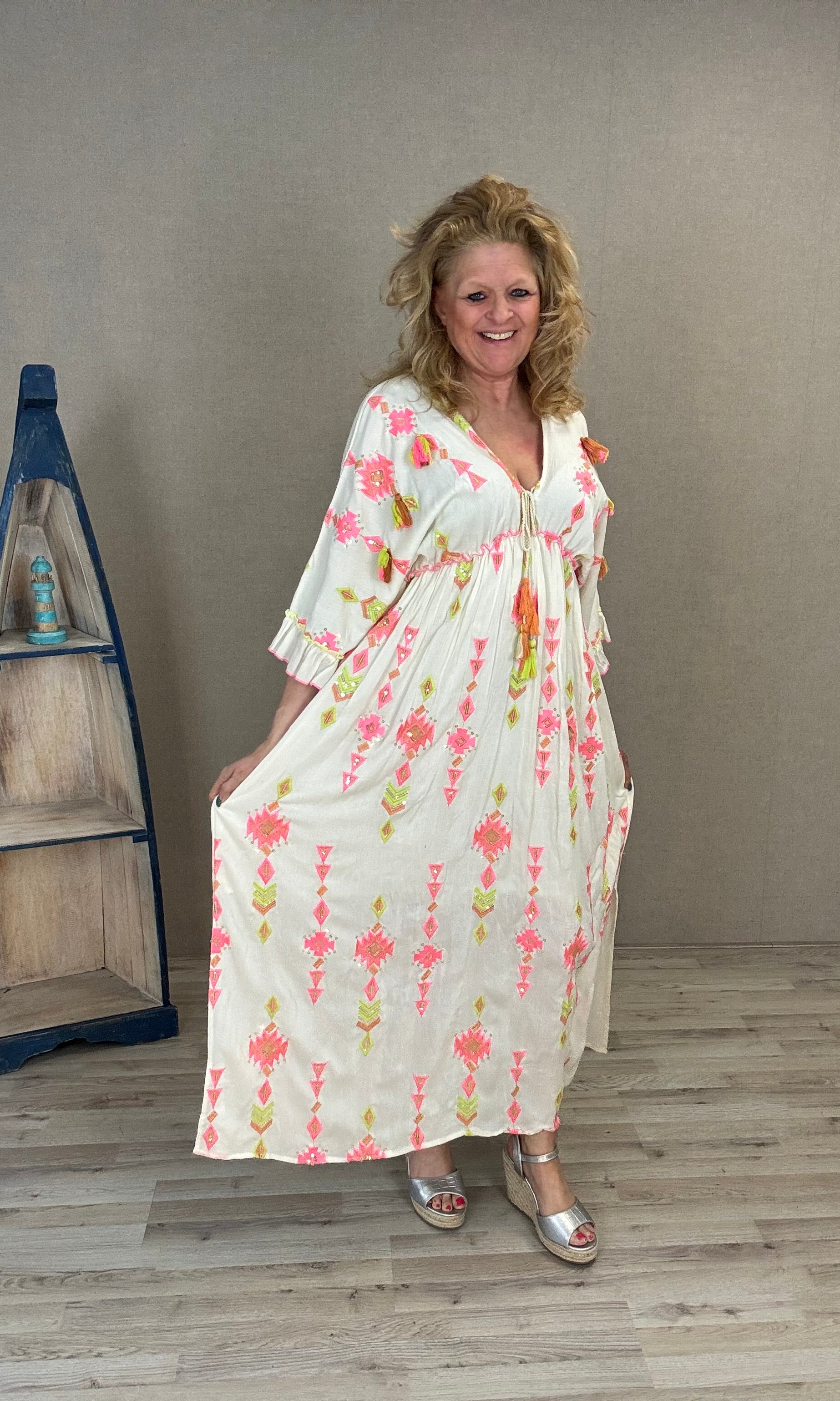 Maxi Dress Ibiza Offwhite
