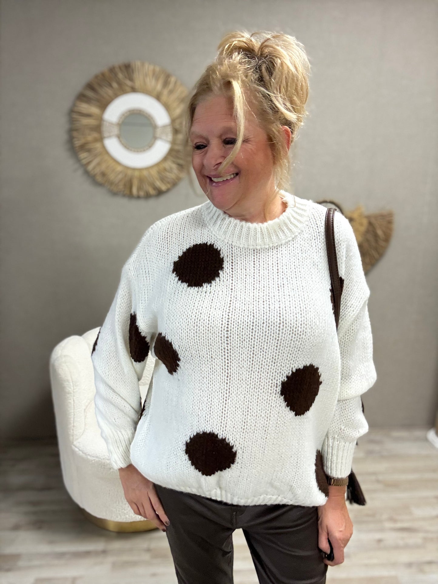 Trui Jamie-Lee Off white