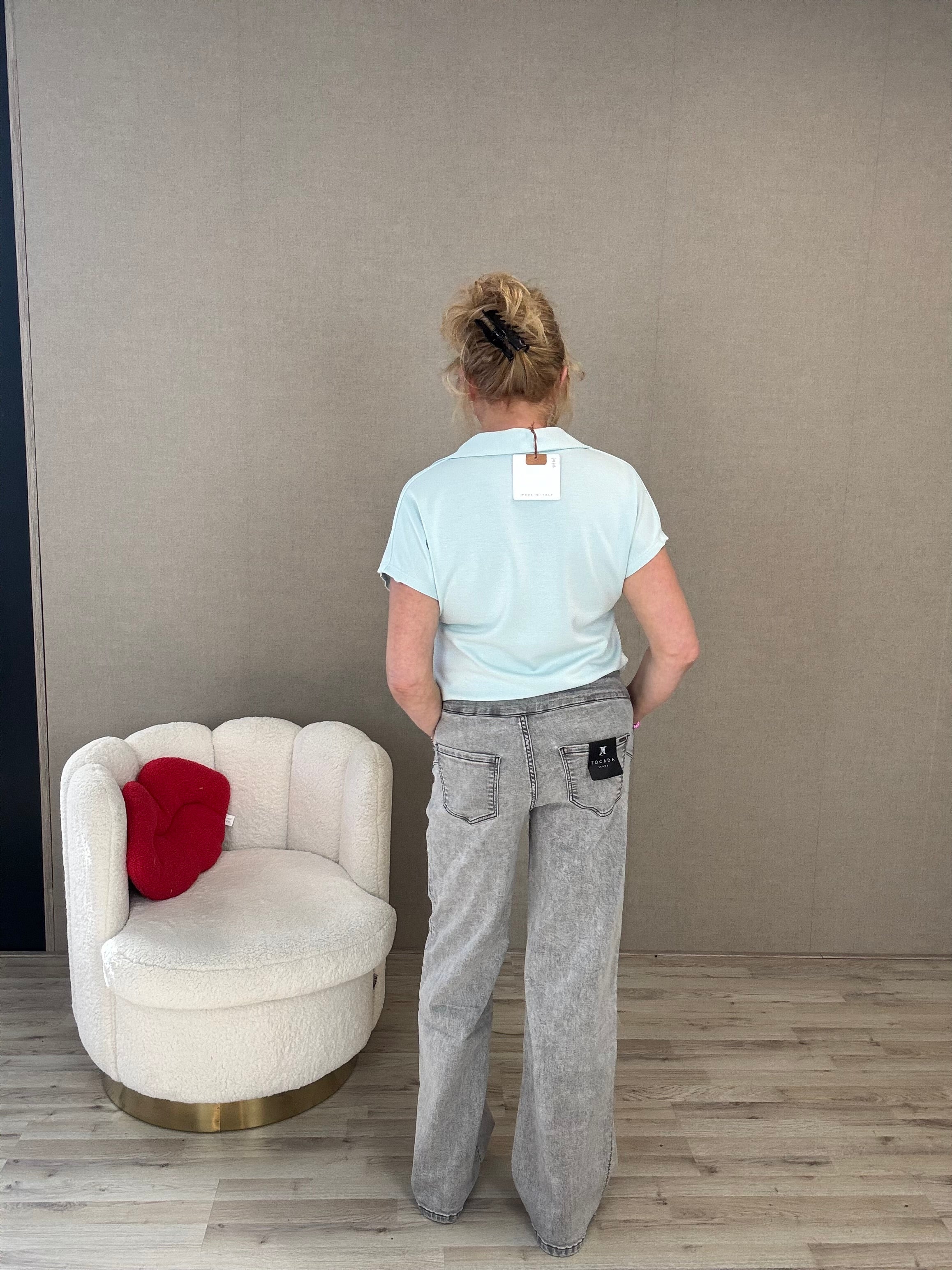 Top Polo Lichtblauw