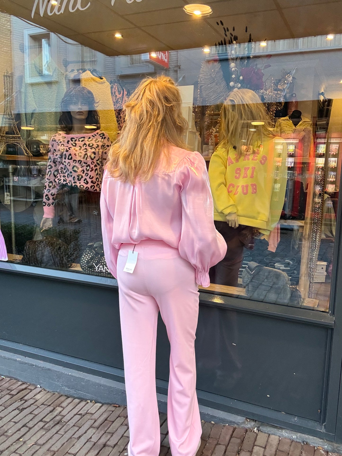 G. Ricceri Blouse Silky Roze