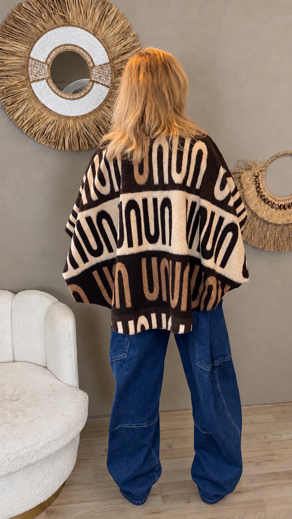 Omslagdoek Poncho Levie