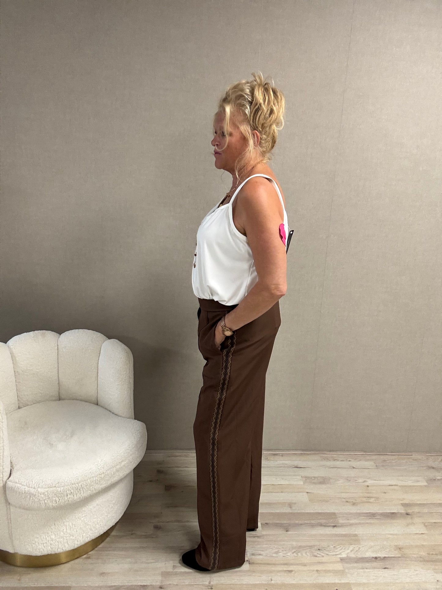 Pantalon Gemma choco