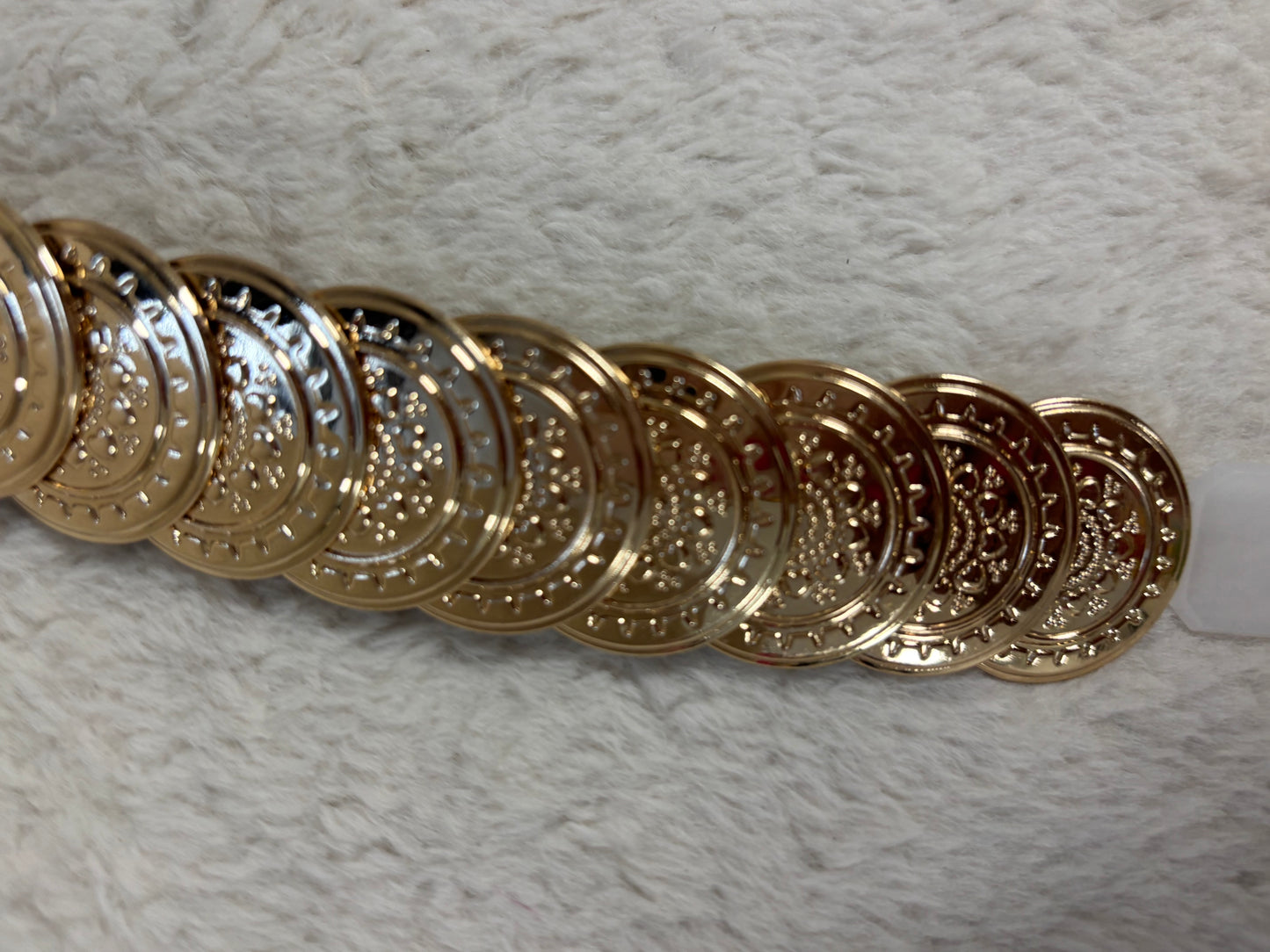 Gouden Metalen Stretch Riem Boho