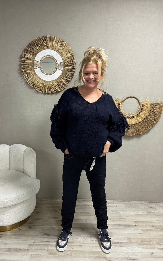 Trui Renske Donkerblauw