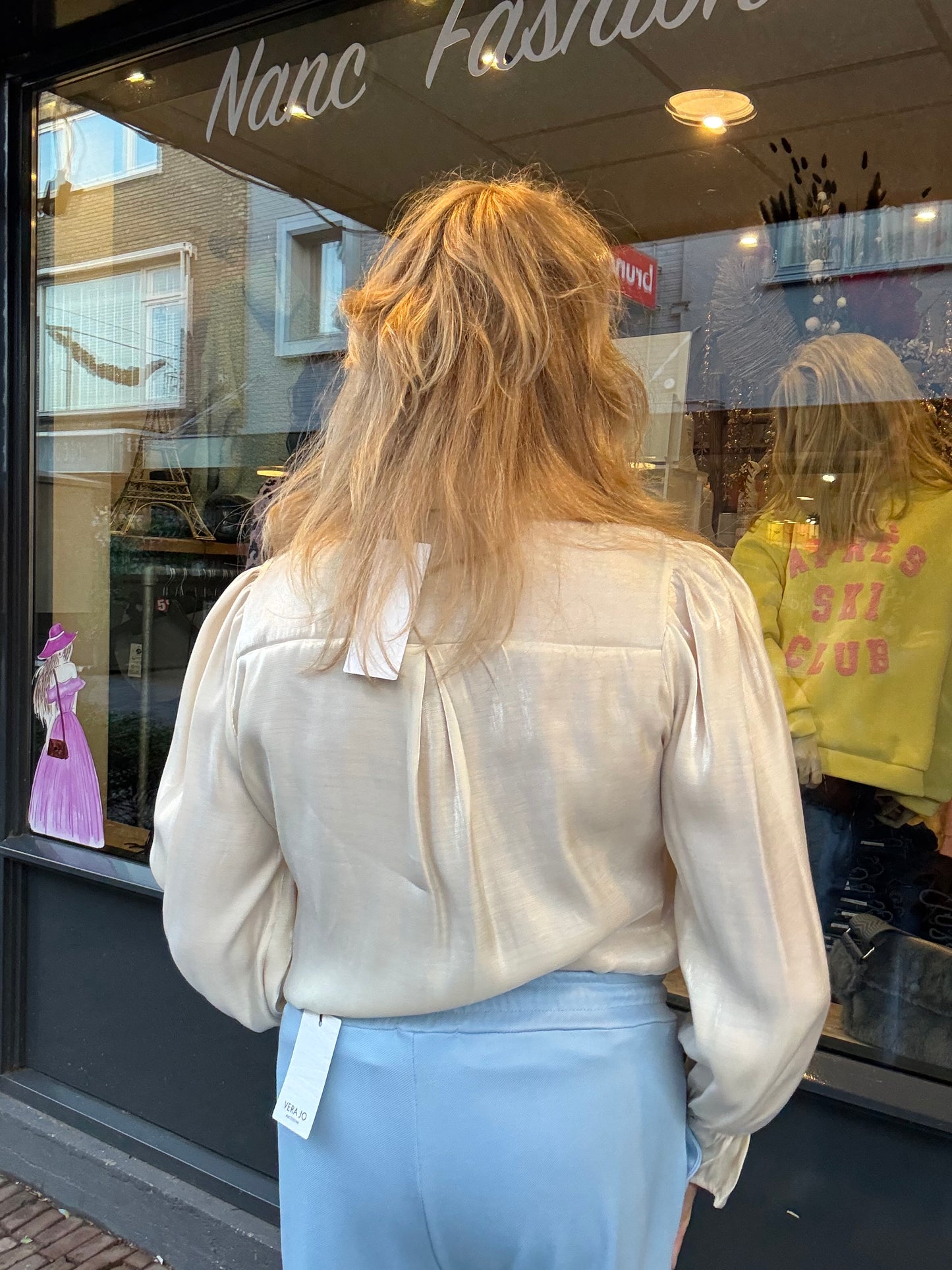 G. Ricceri Blouse Silky Champagne