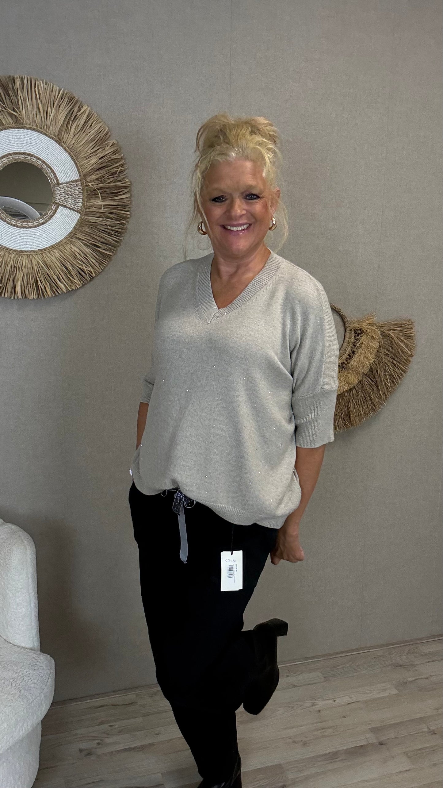 Trui Sparkel Noa Beige