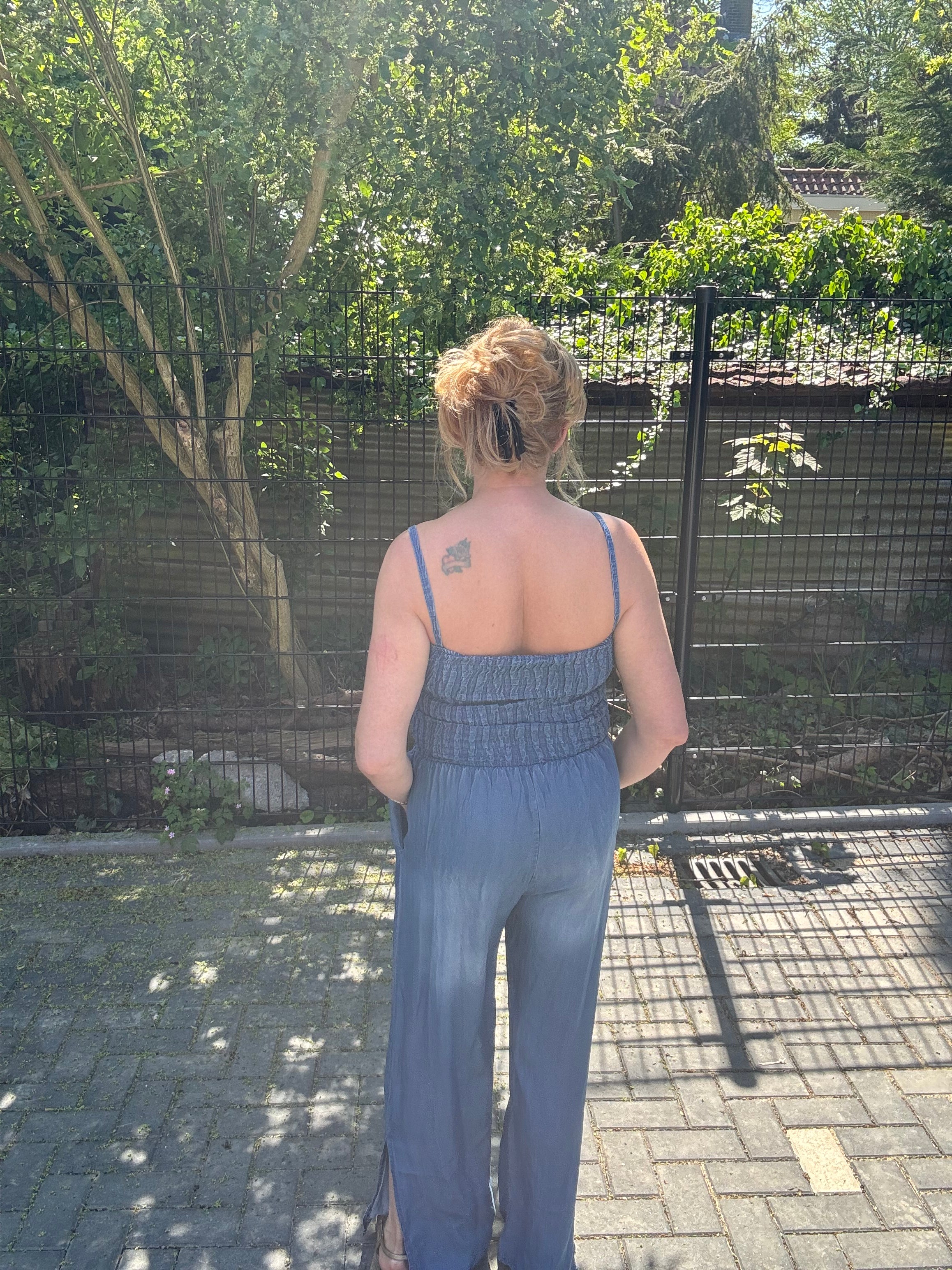 Jumpsuit Britt Donkere wassing Demin
