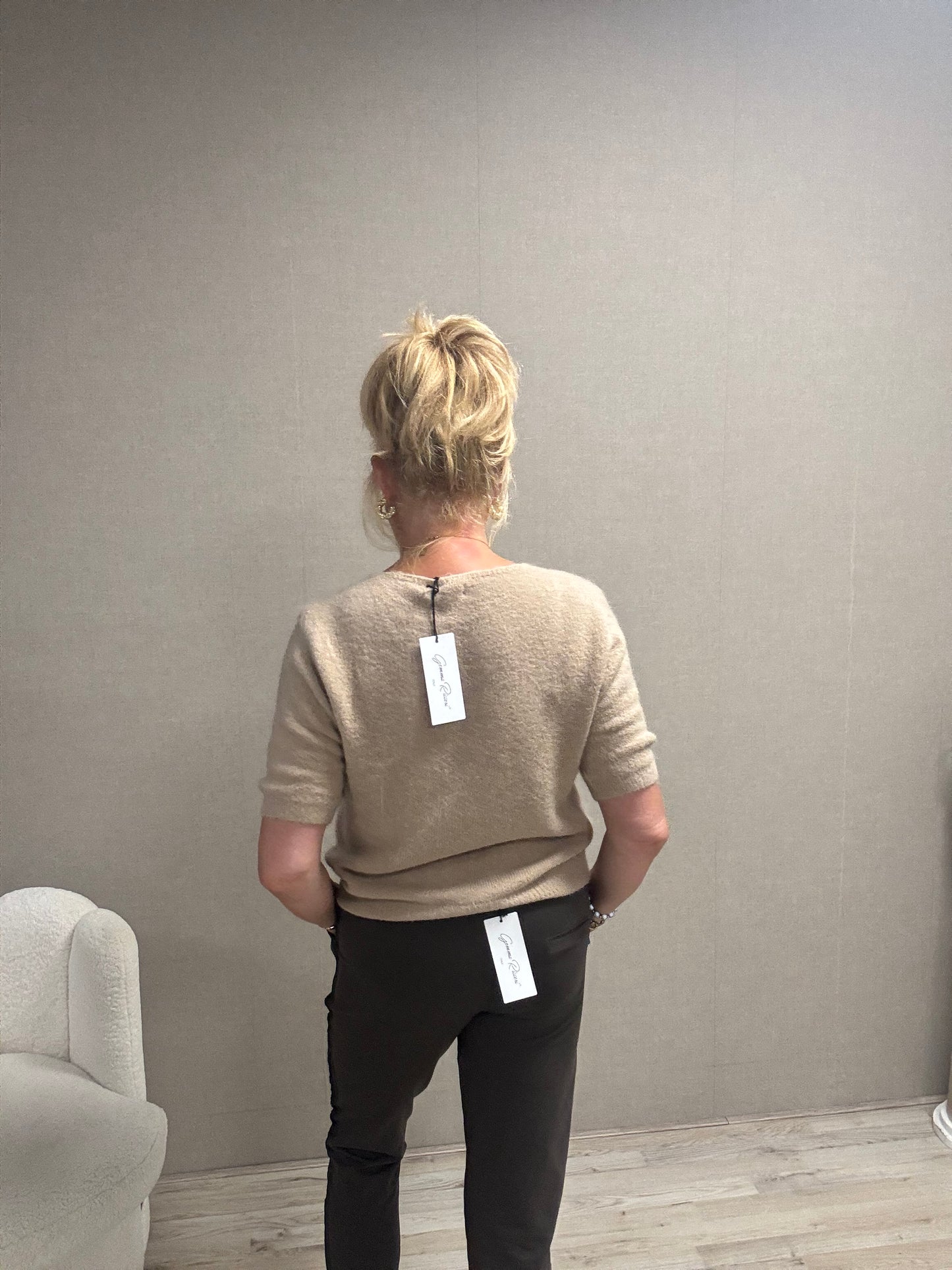 Trui V-hals Alpaca