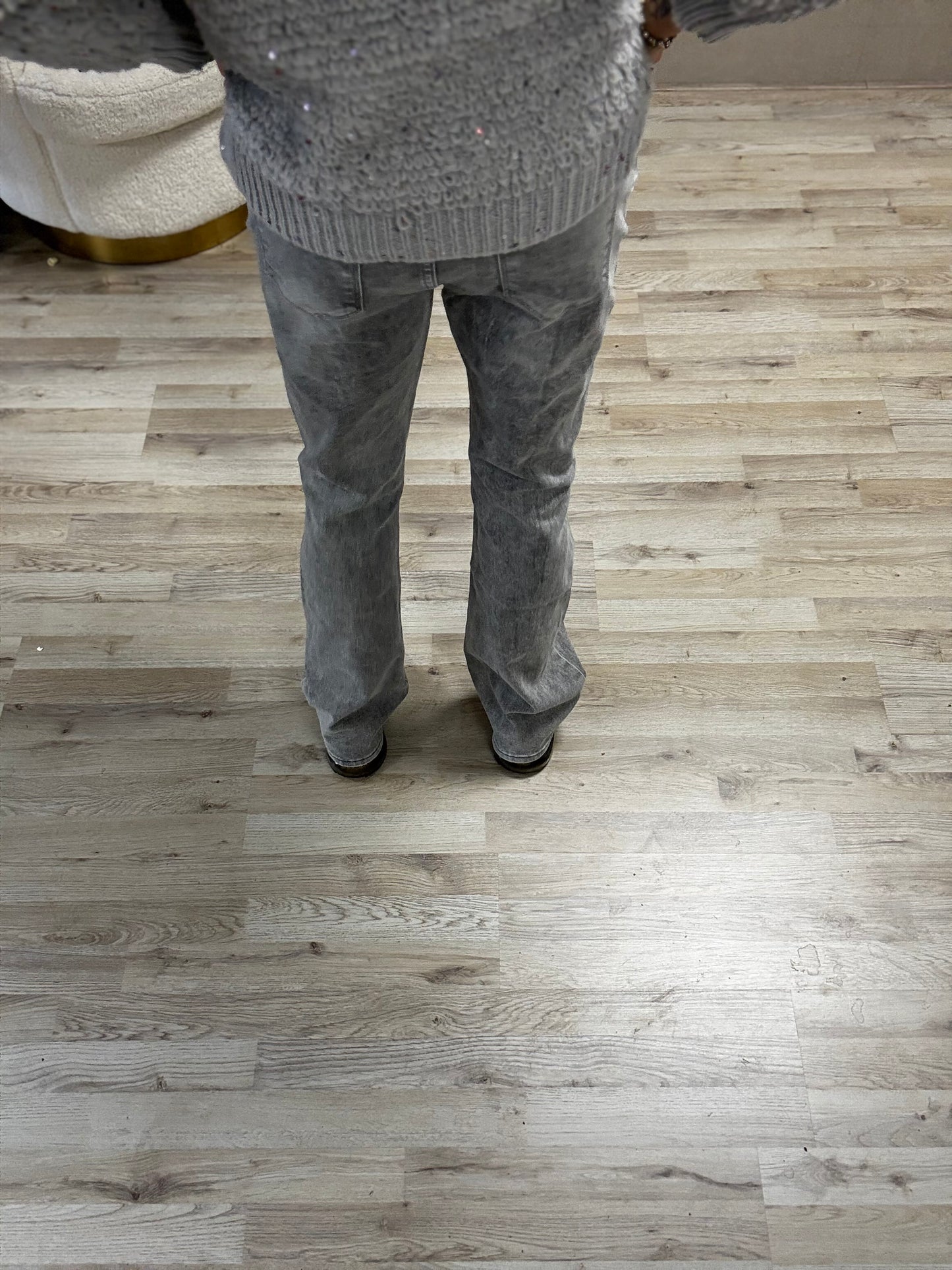Norfy  Straight Jeans Grijs 8632-1