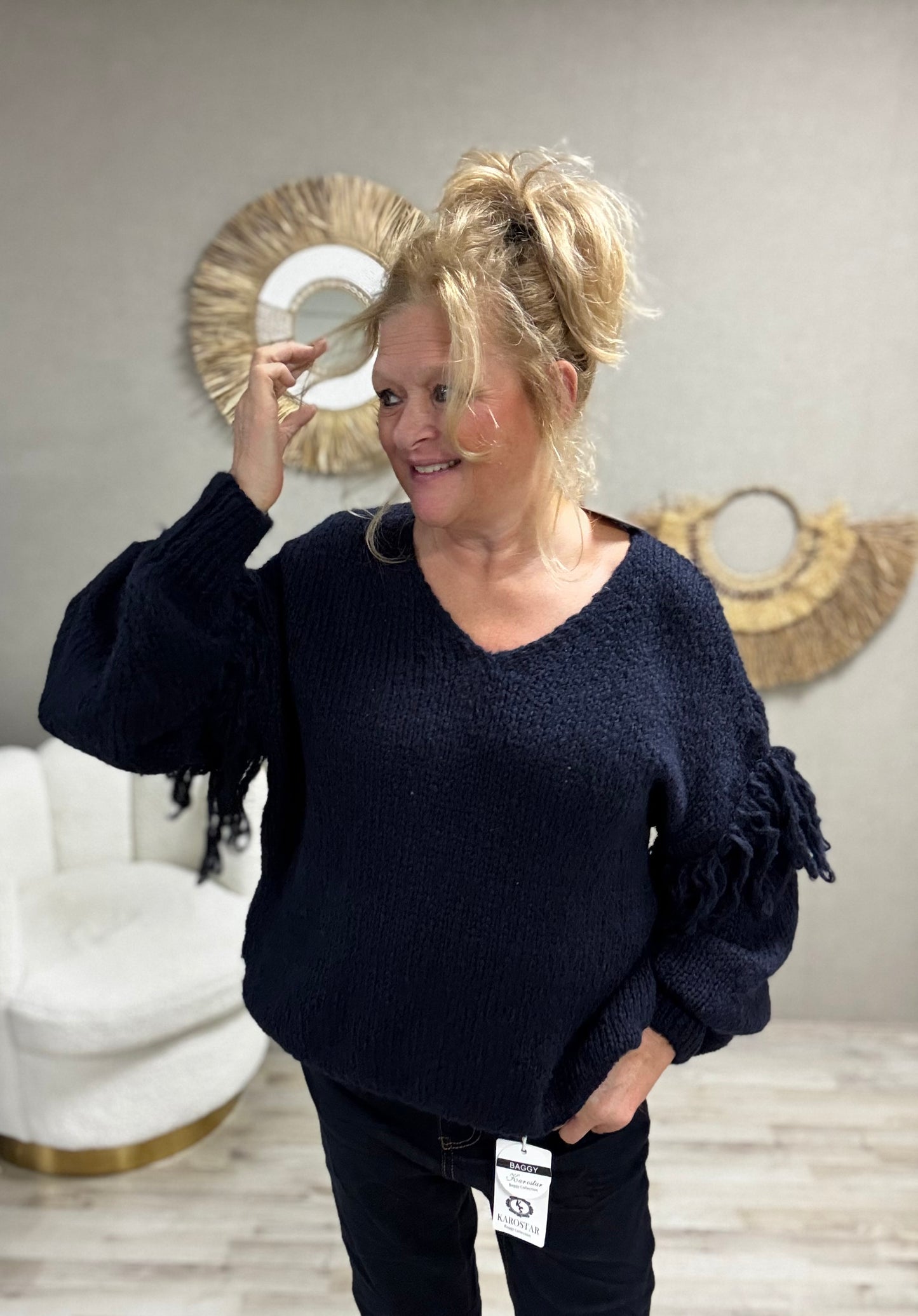 Trui Renske Donkerblauw