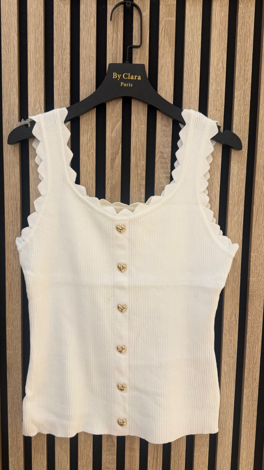 Top Hartjes By Clara Off White - Nancfashion