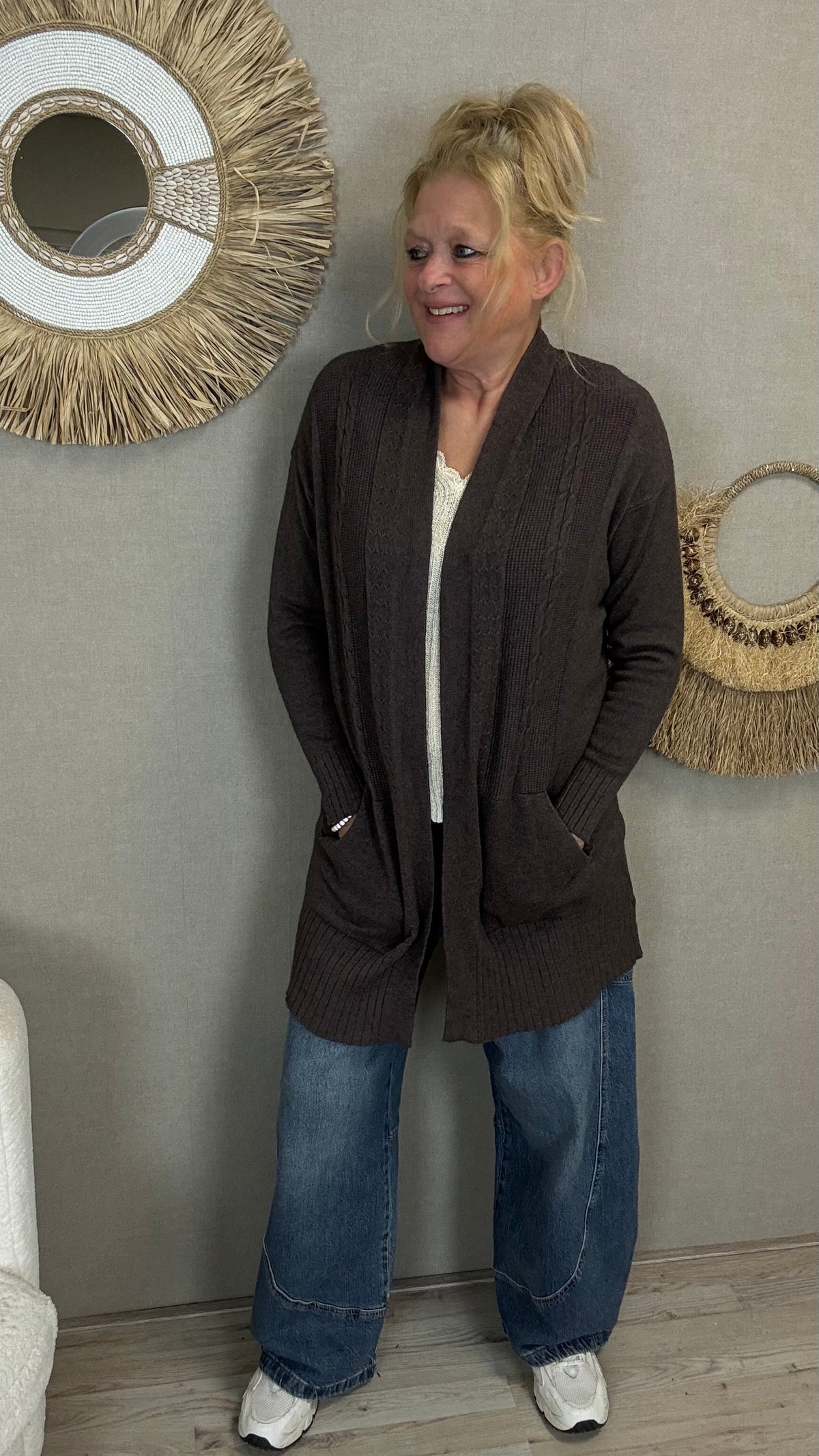Vest Anouk Bruin