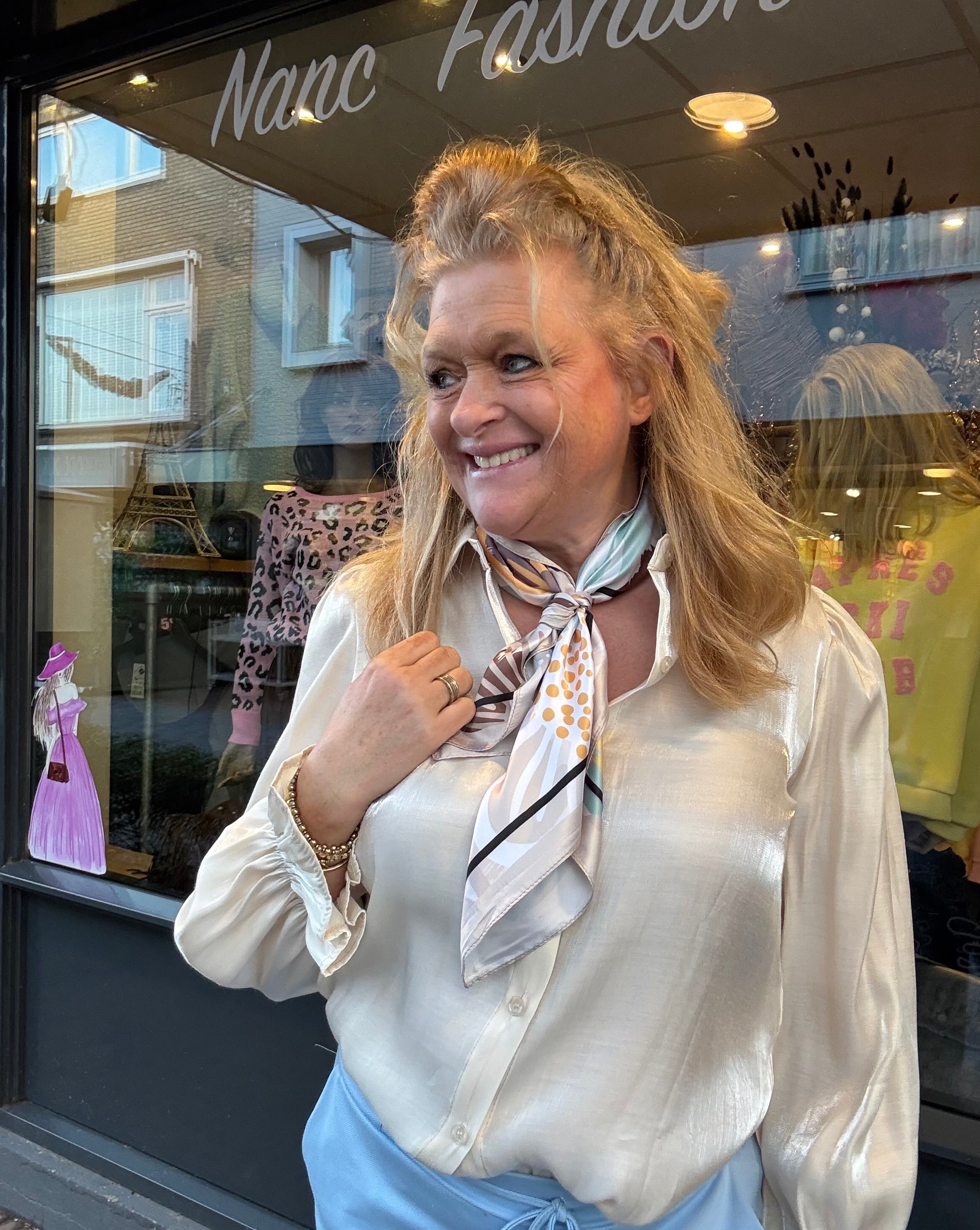 G. Ricceri Blouse Silky Champagne