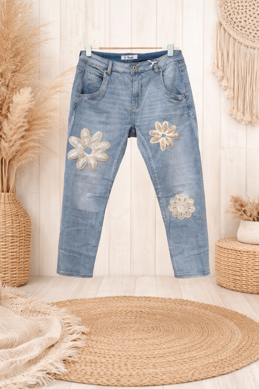 S.Woman Jeans Bloem - Nancfashion