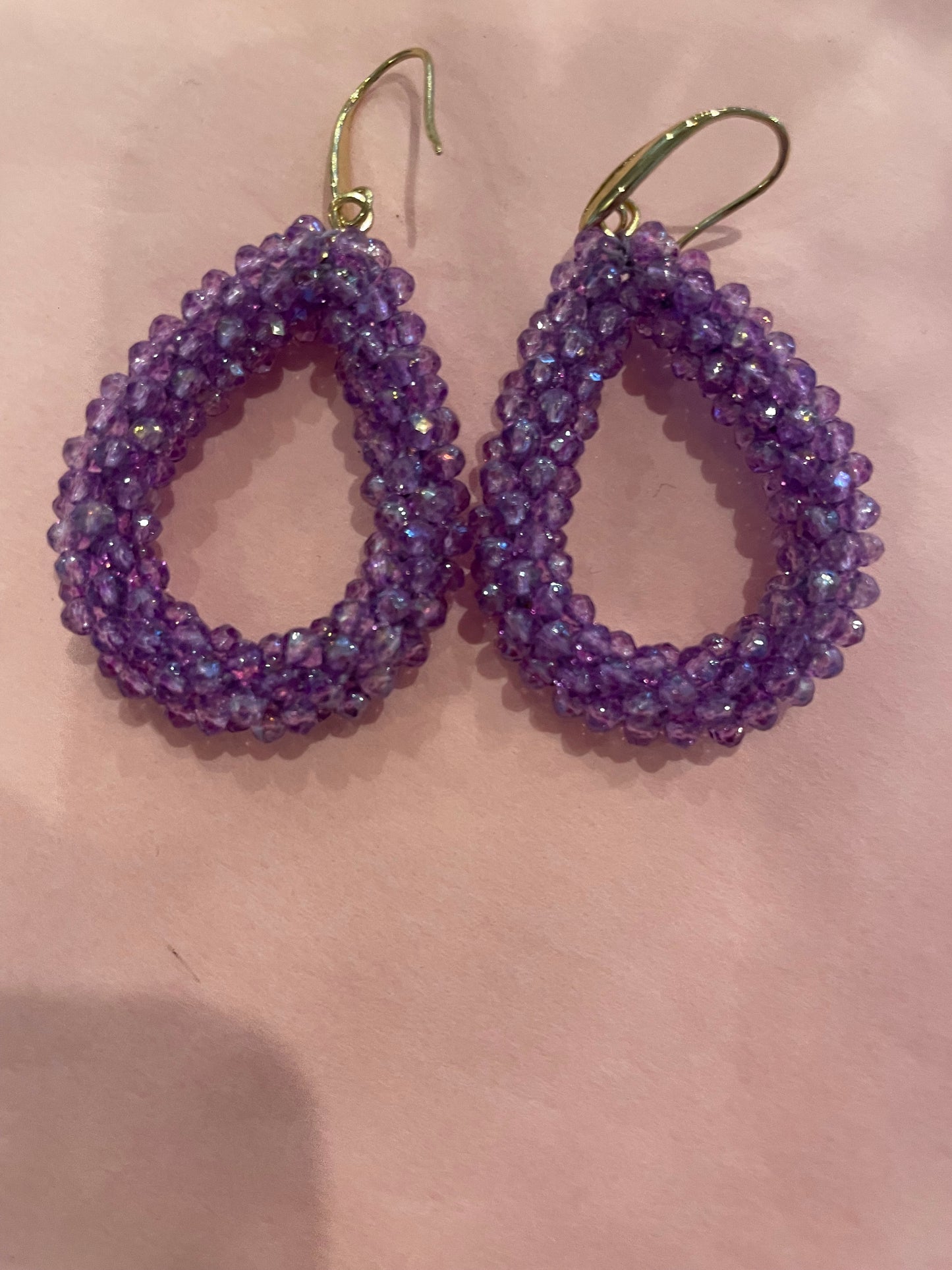 Earrings Nikkie lila - Nancfashion