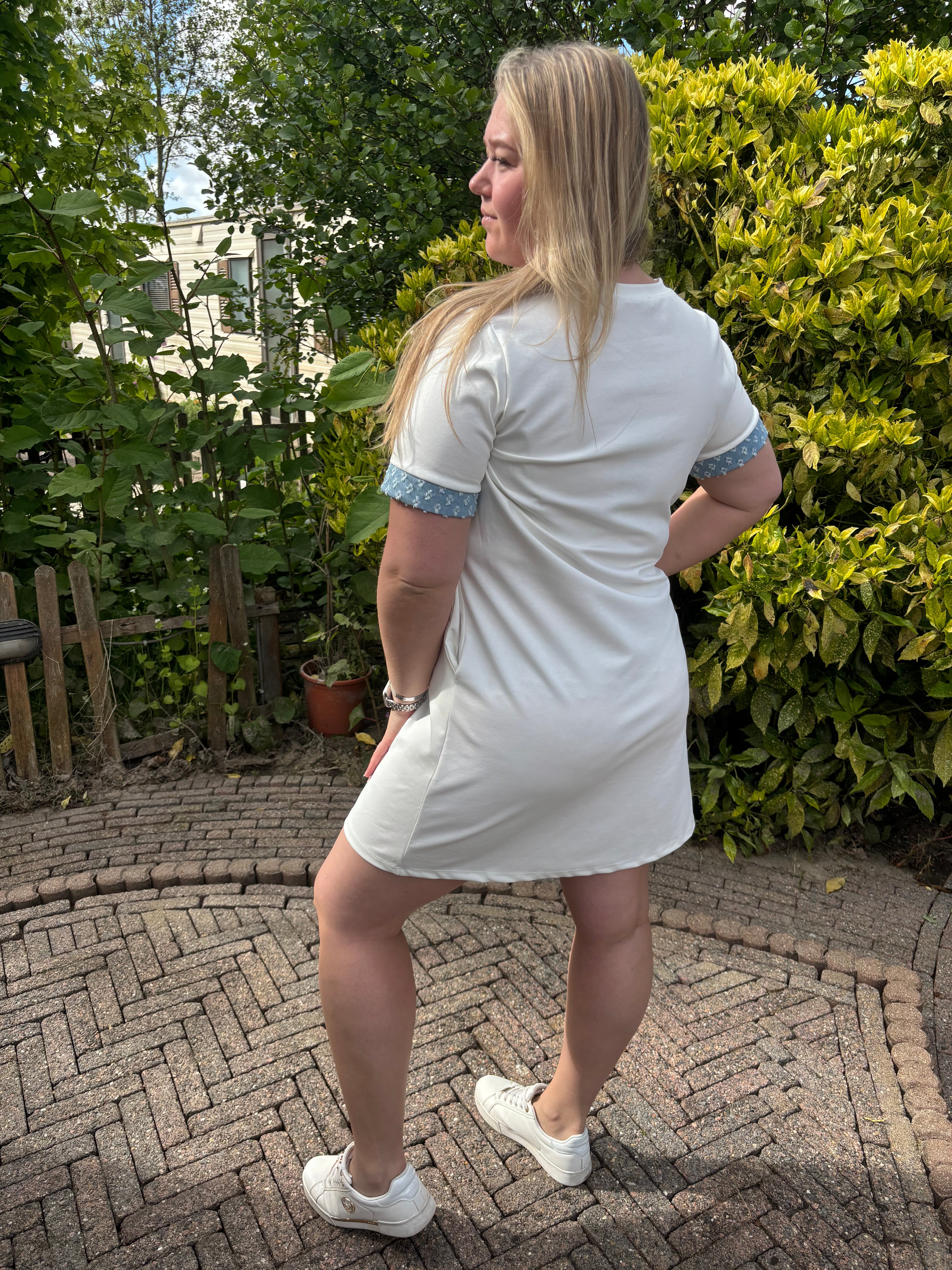 Jogg Jurkje met print Off White