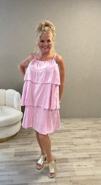 Jurkje/Tuniek Shinning Roze
