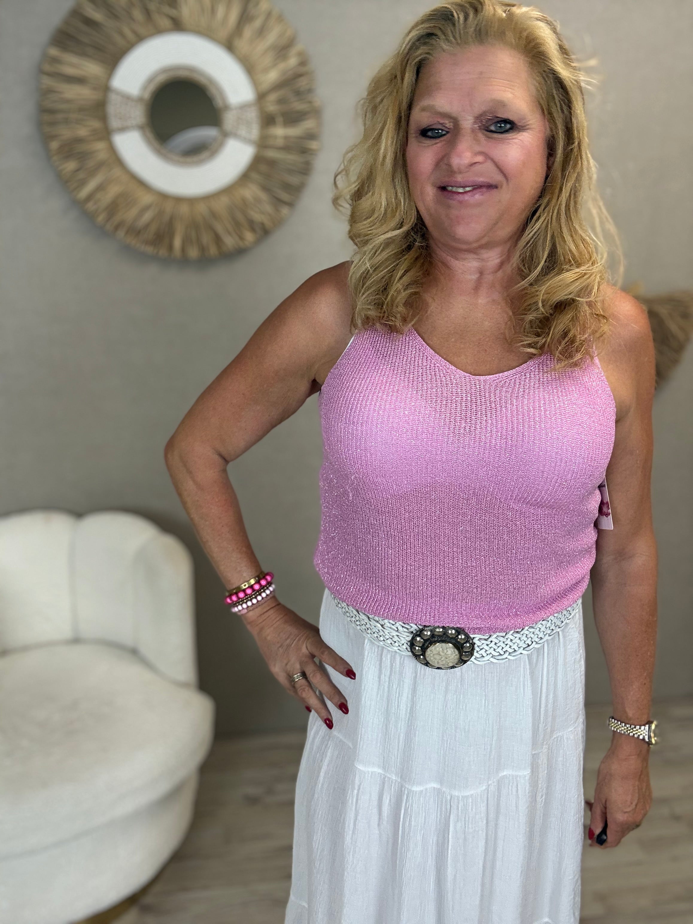 Lurex Top Jessy Roze