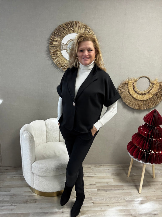 Blazer Vest Gemma  Ricceri Zwart