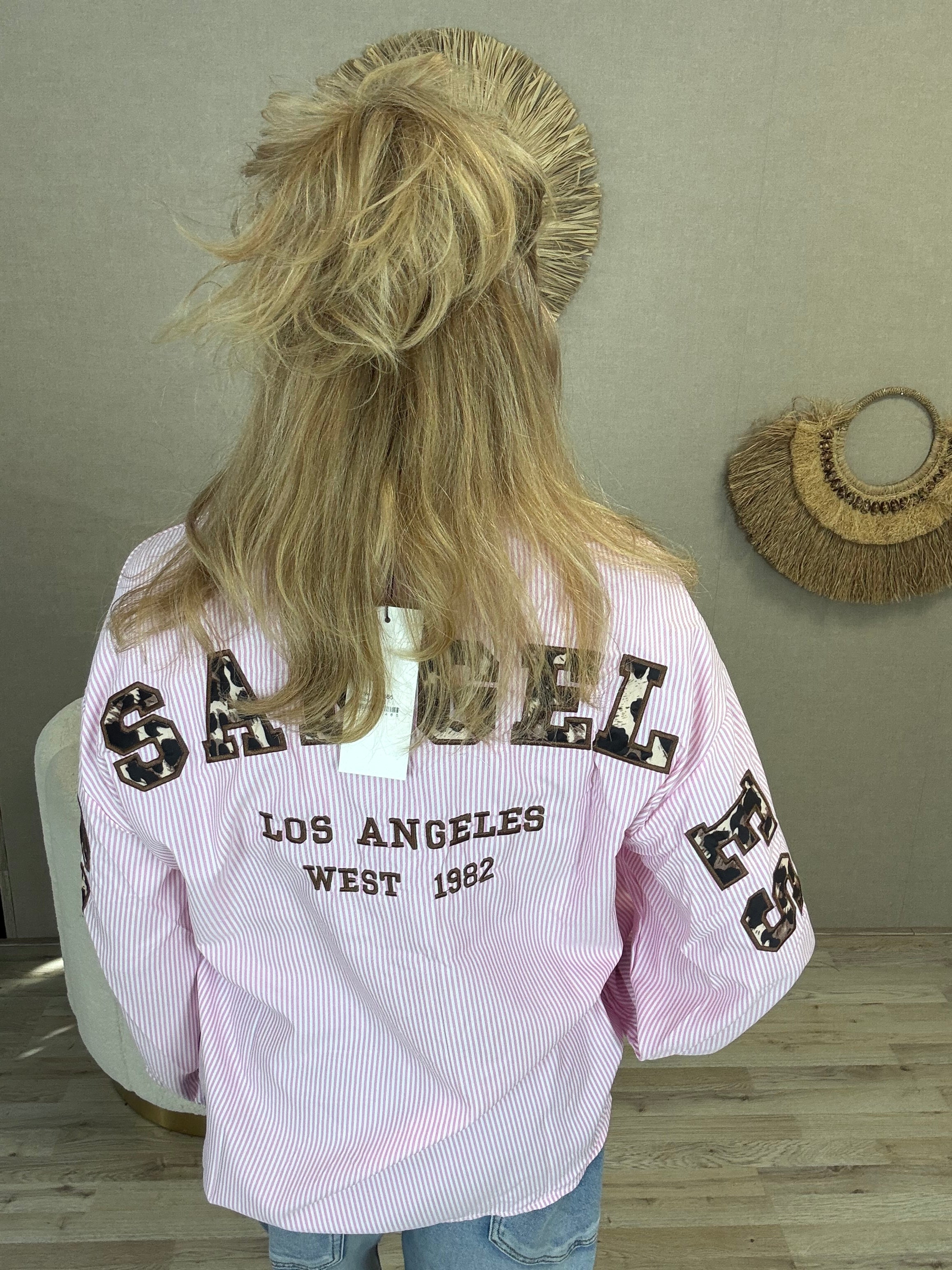 Blouse West 1882 Roze