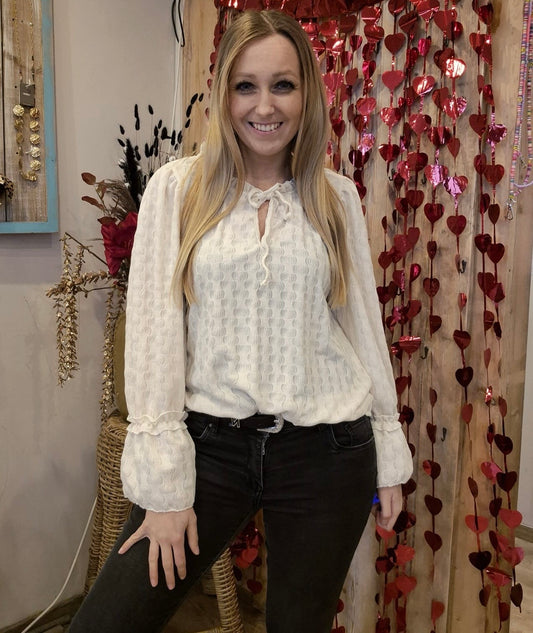 Blouse Crace Beige - Nancfashion