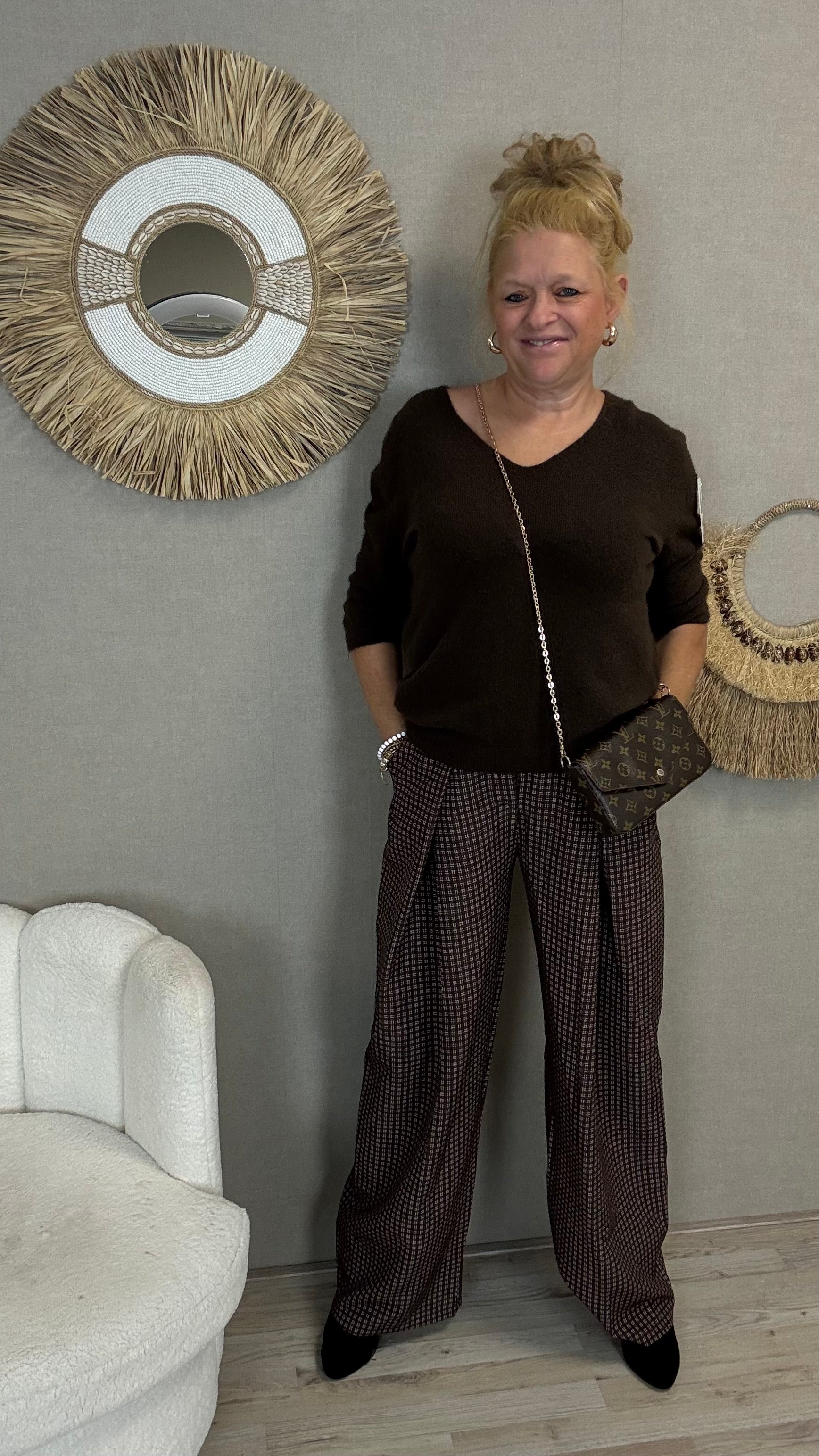 Pantalon Yara Bruin