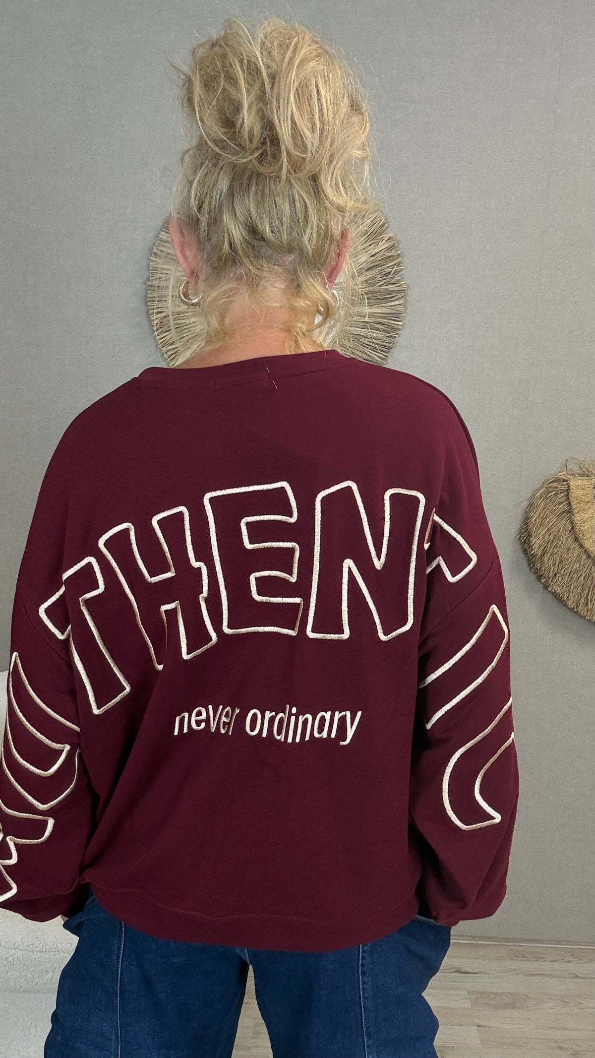 Mooij Sweater Never Ordinary Bordeaux