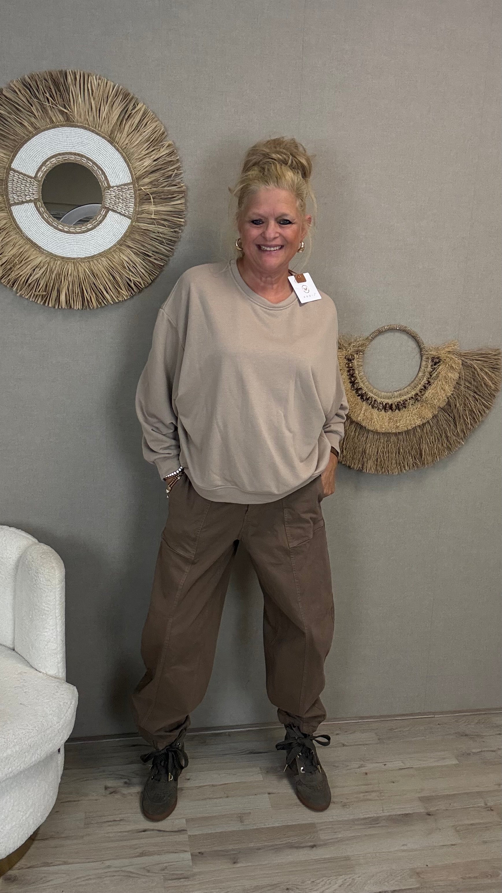 Barrel Broek Rebel Camel