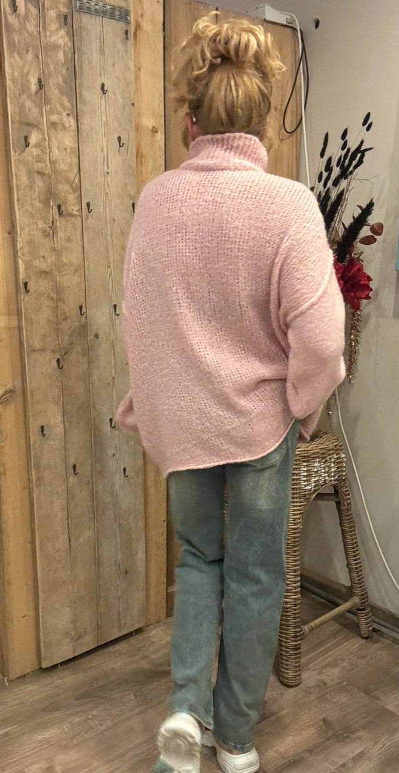 Oversized Trui Mila Roze