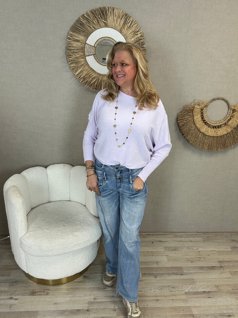 Vleermuis Trui Gemma Ricceri Lila