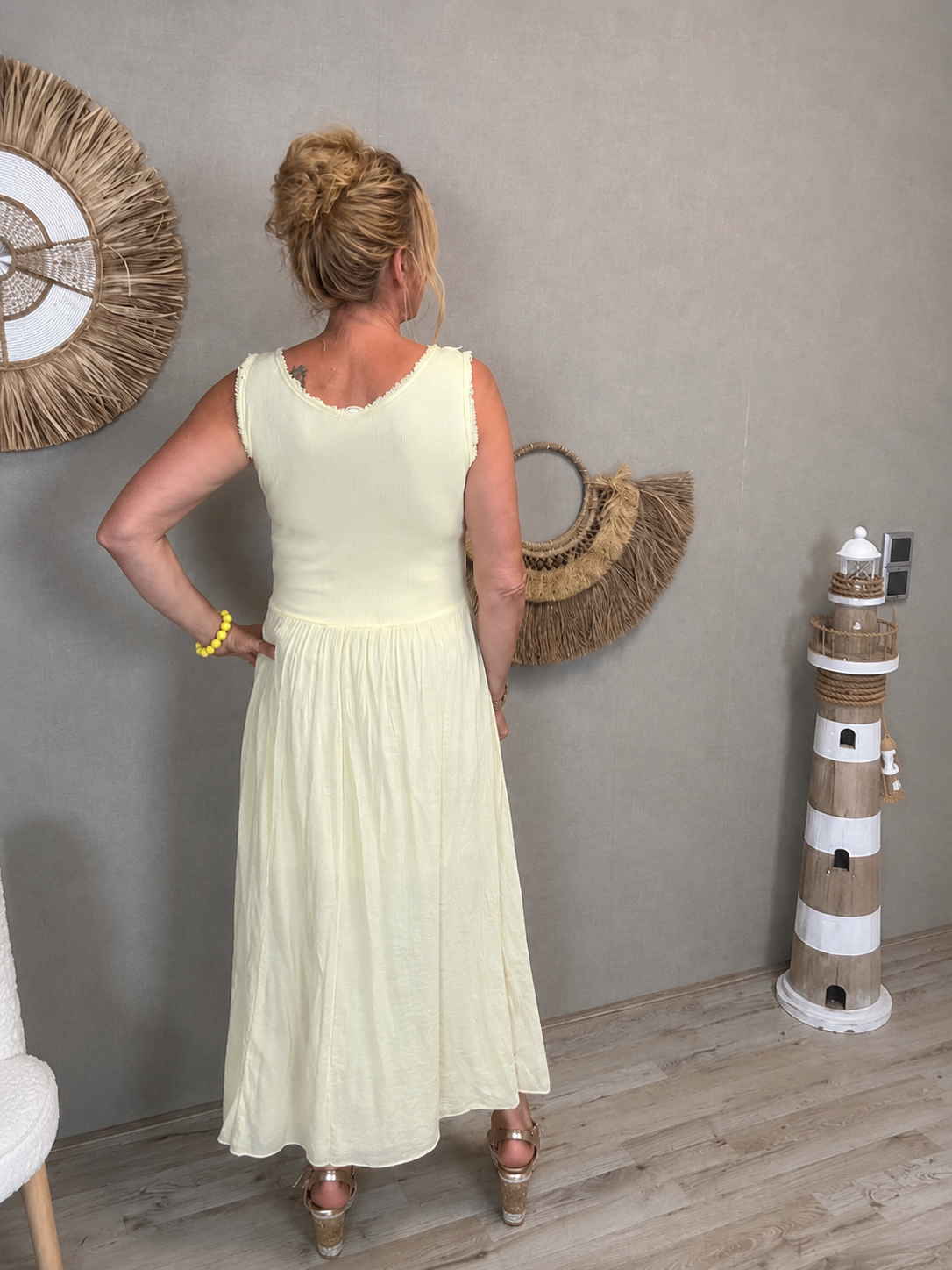 Dreamy Summer Dress Yellow