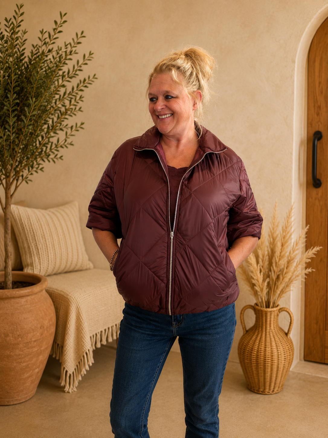 Bodywarmer Mila Bordeaux