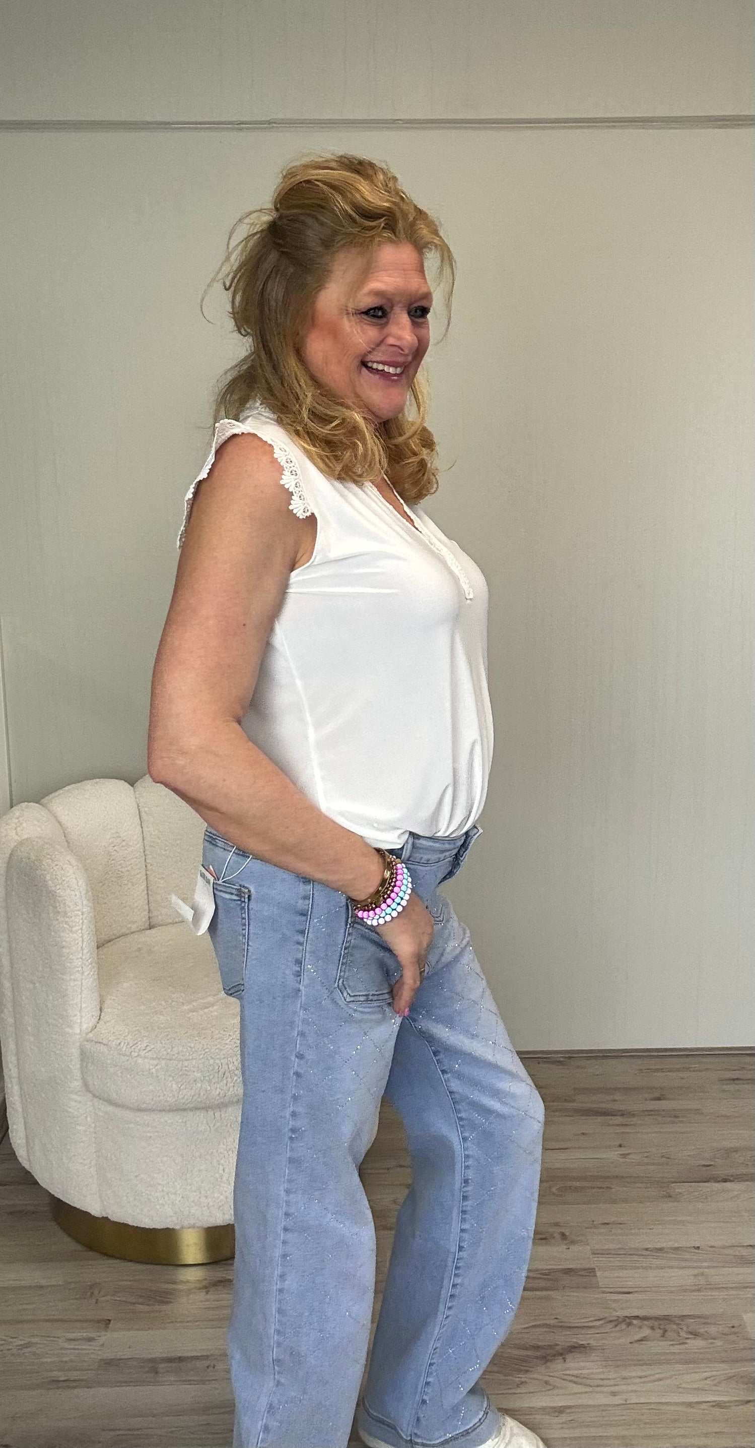 Top Anouk Wit - Nancfashion