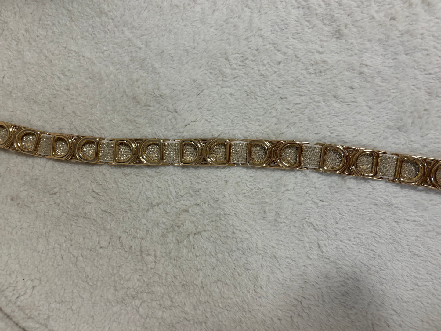 Stretch Riem Gold (smal)