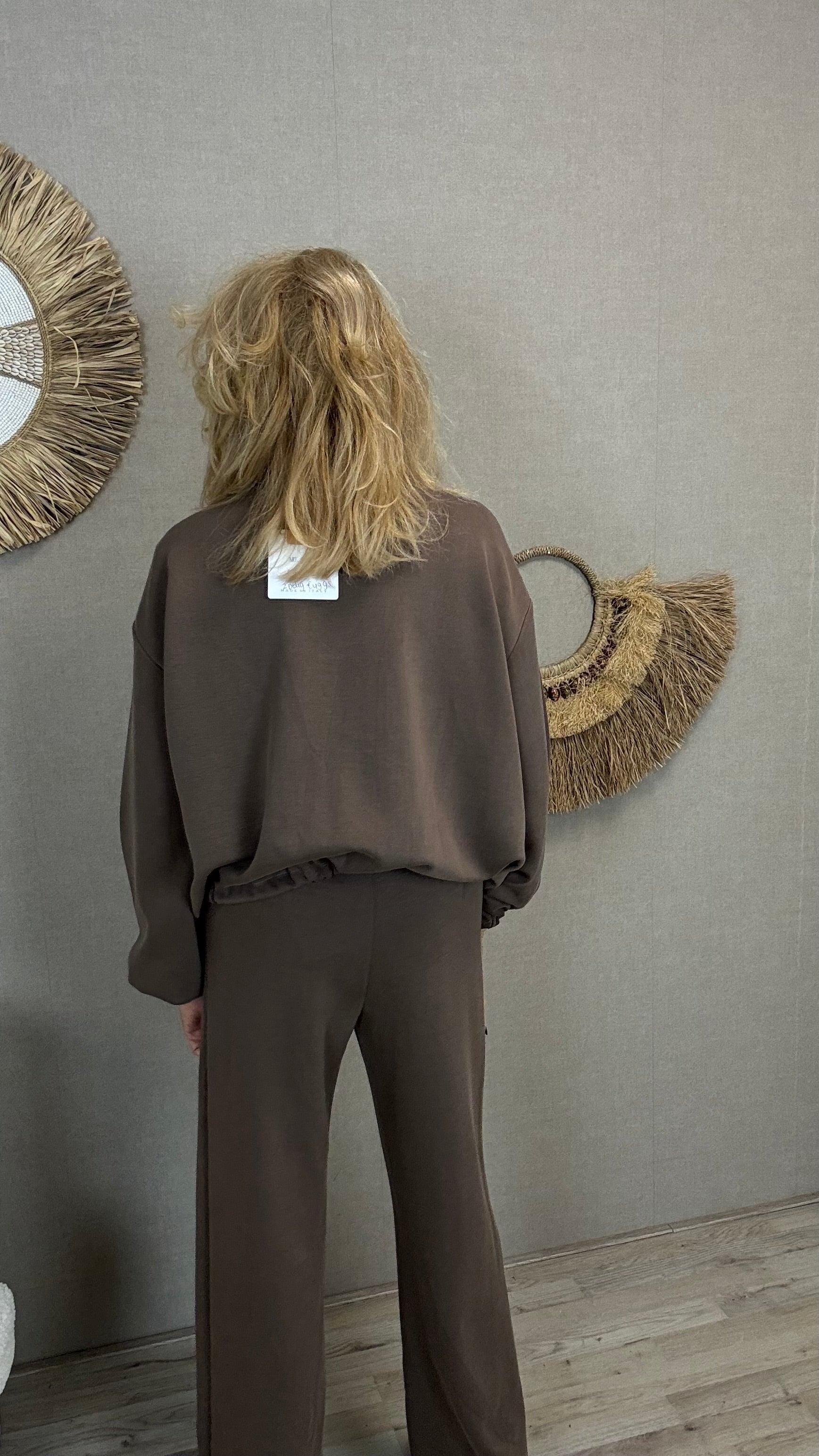Superstretch Comfy Set Mooij -Taupe